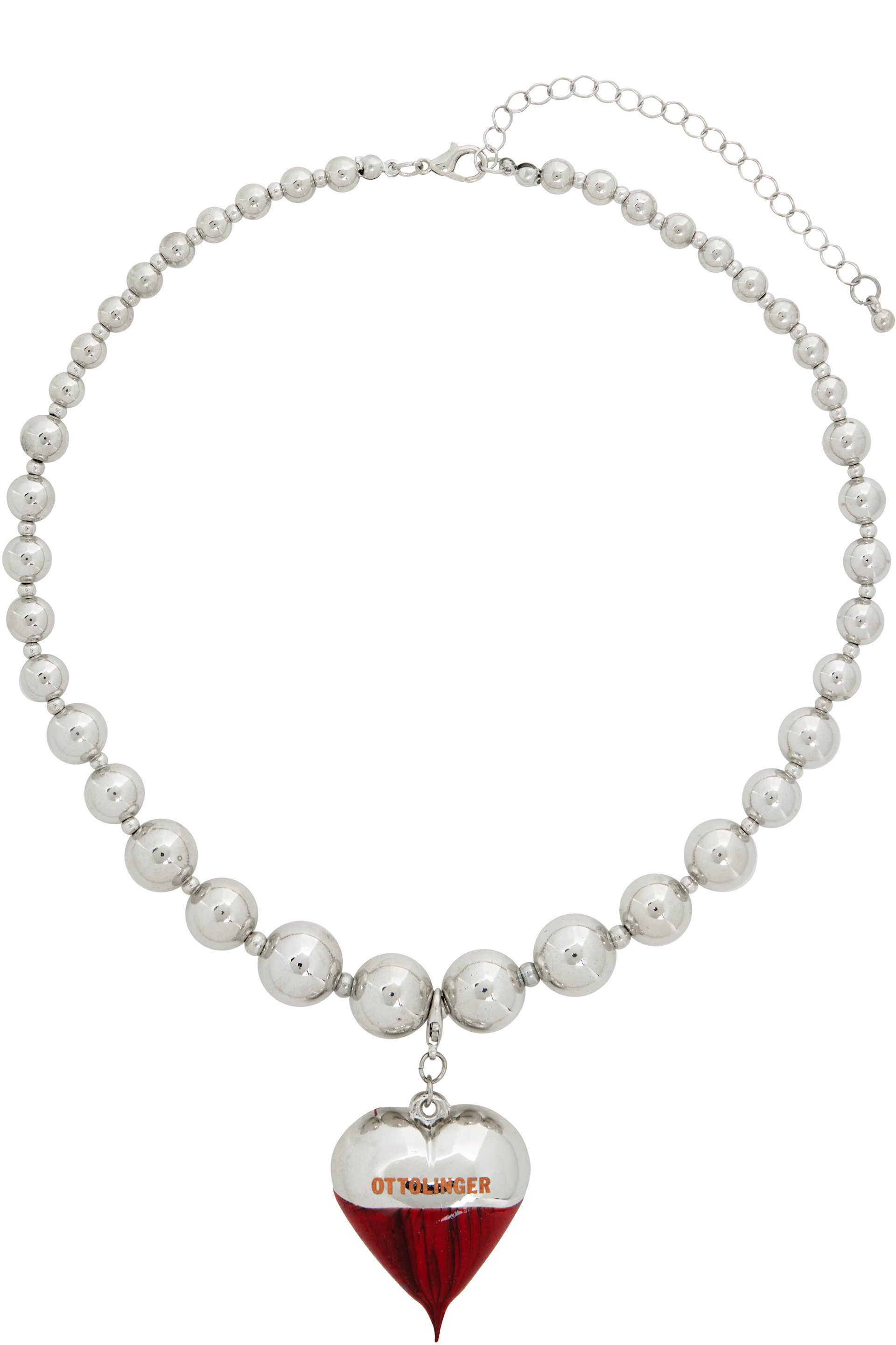 Ottolinger - Dipped Otto Heart Necklace
