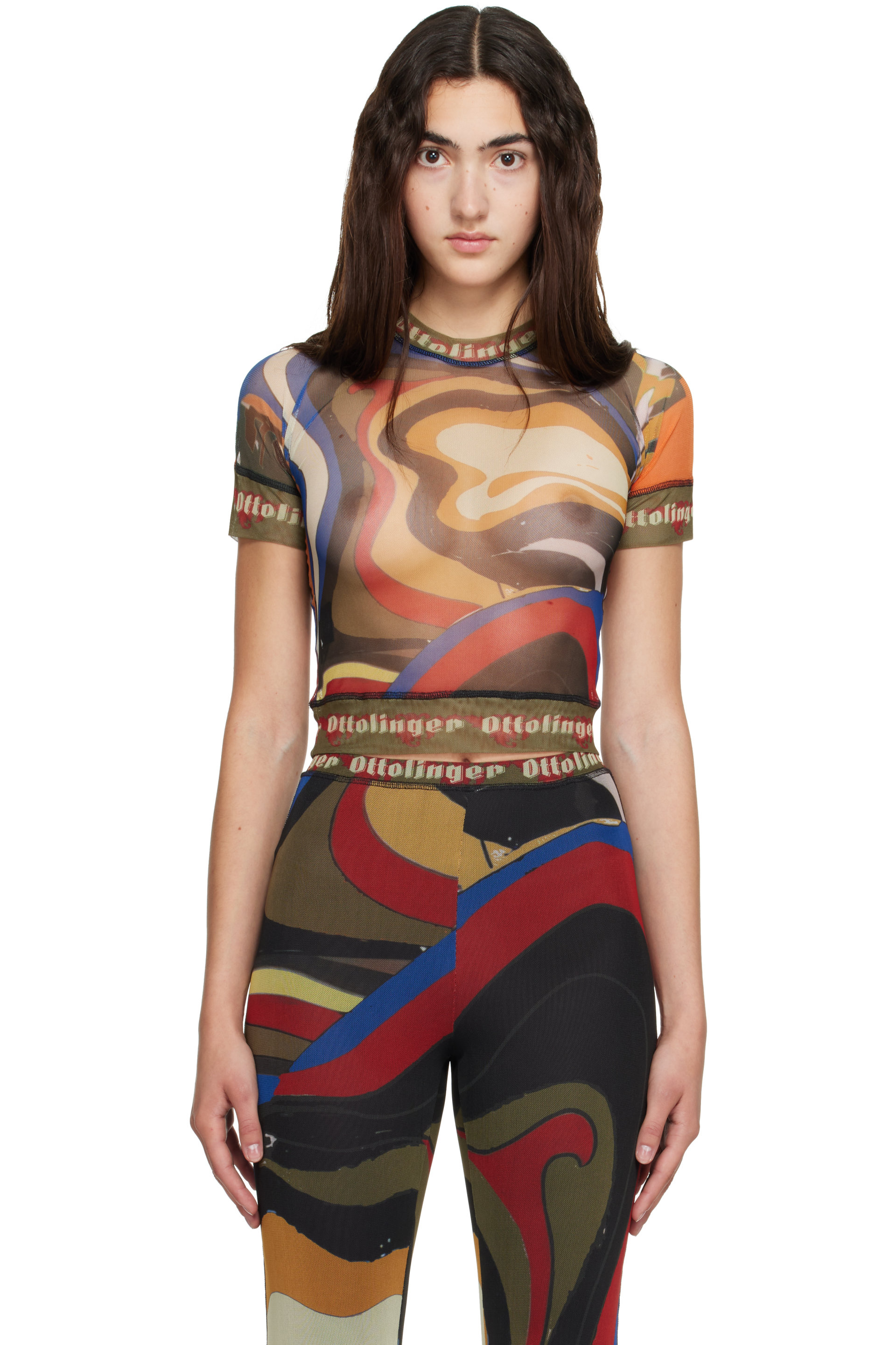 Ottolinger - Multicolor Mesh T-shirt