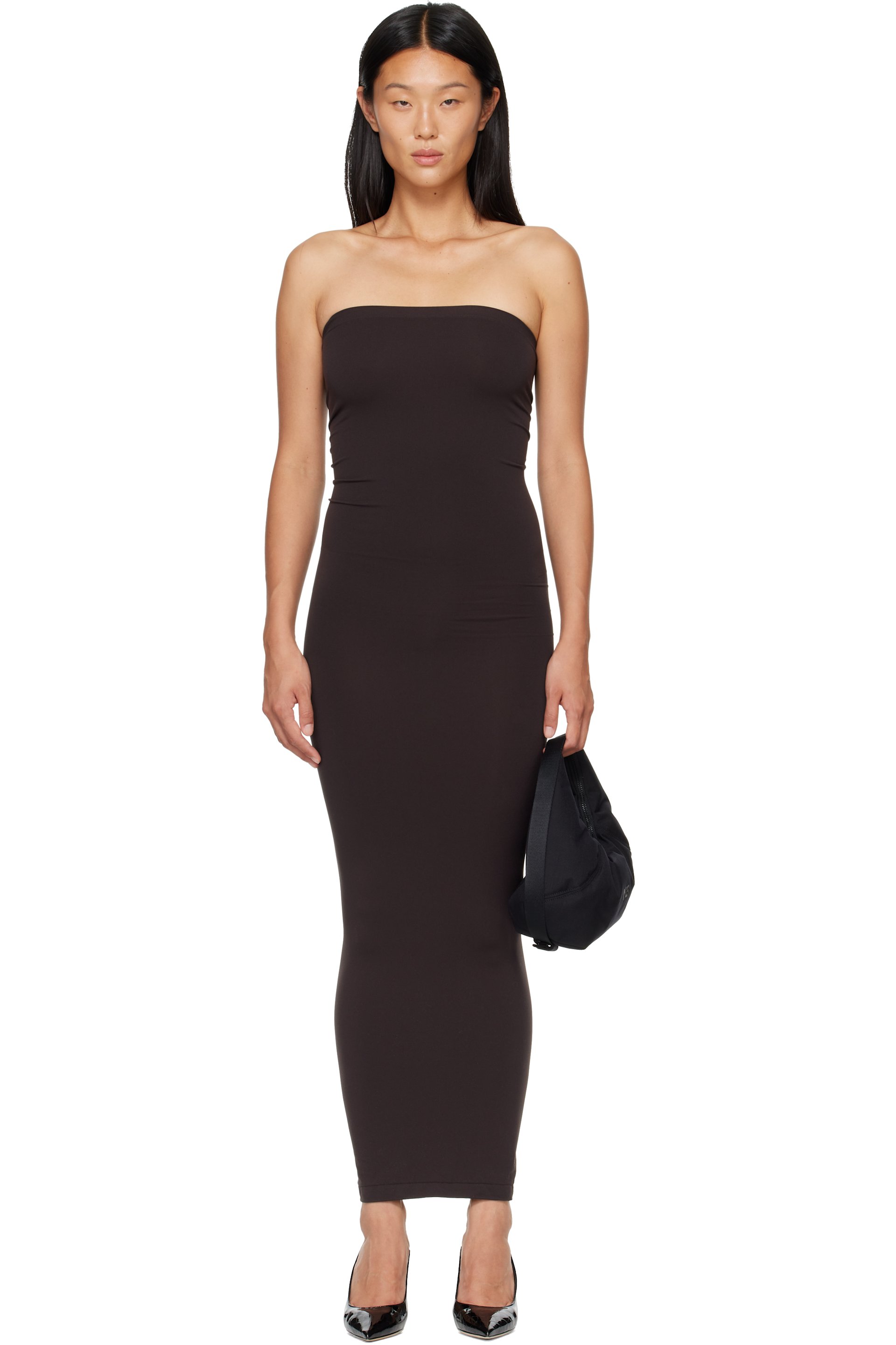 Wolford - Brown Fatal Midi Dress