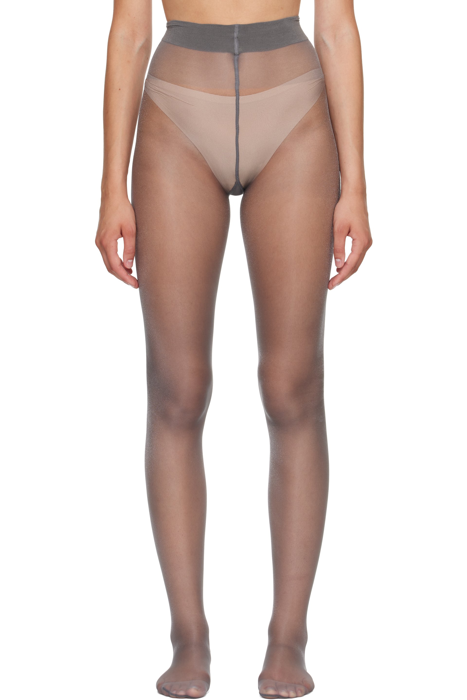 Wolford - Gray Satin Touch 20 Tights
