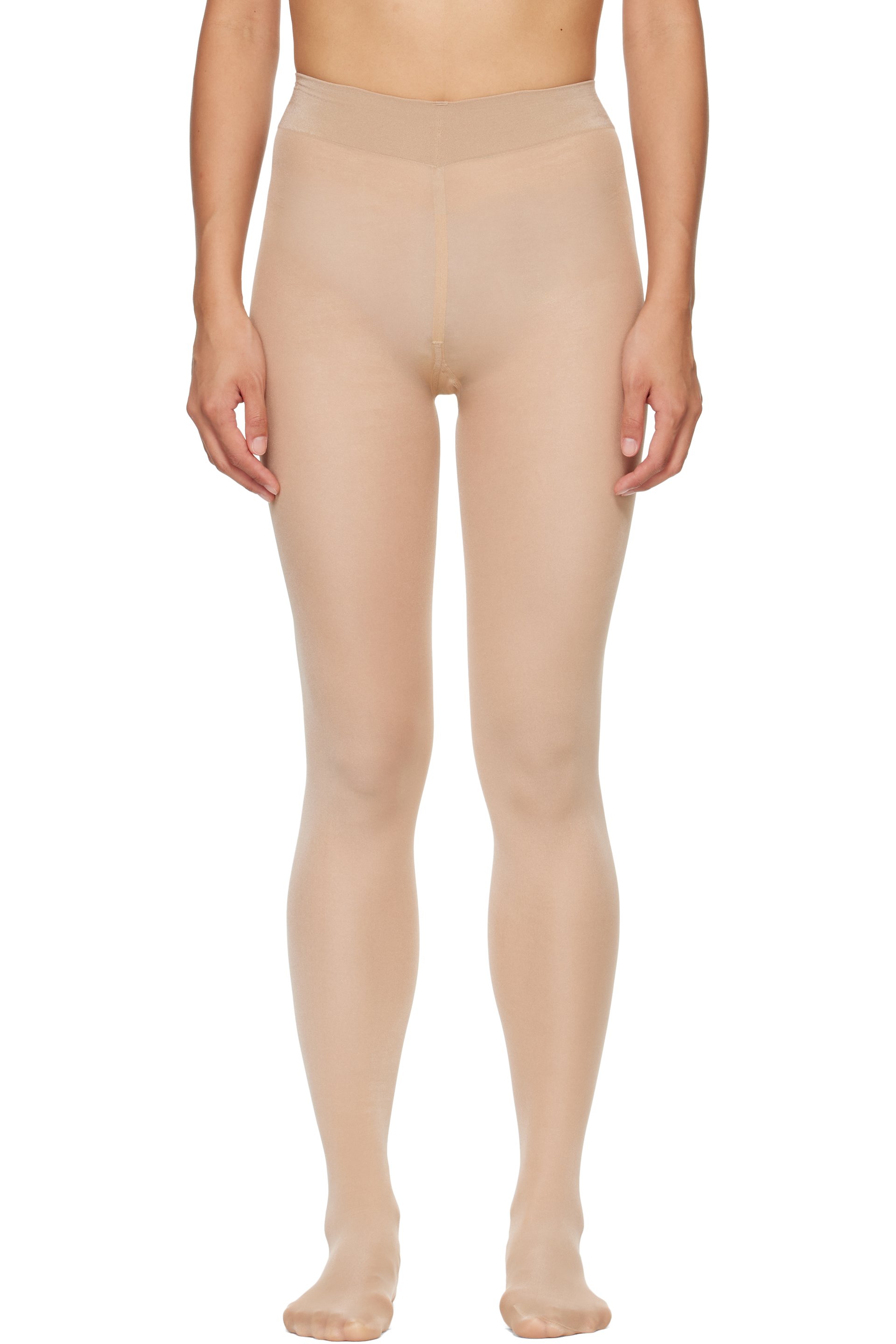 Wolford - Beige Pure Shimmer 40 Concealer Tights