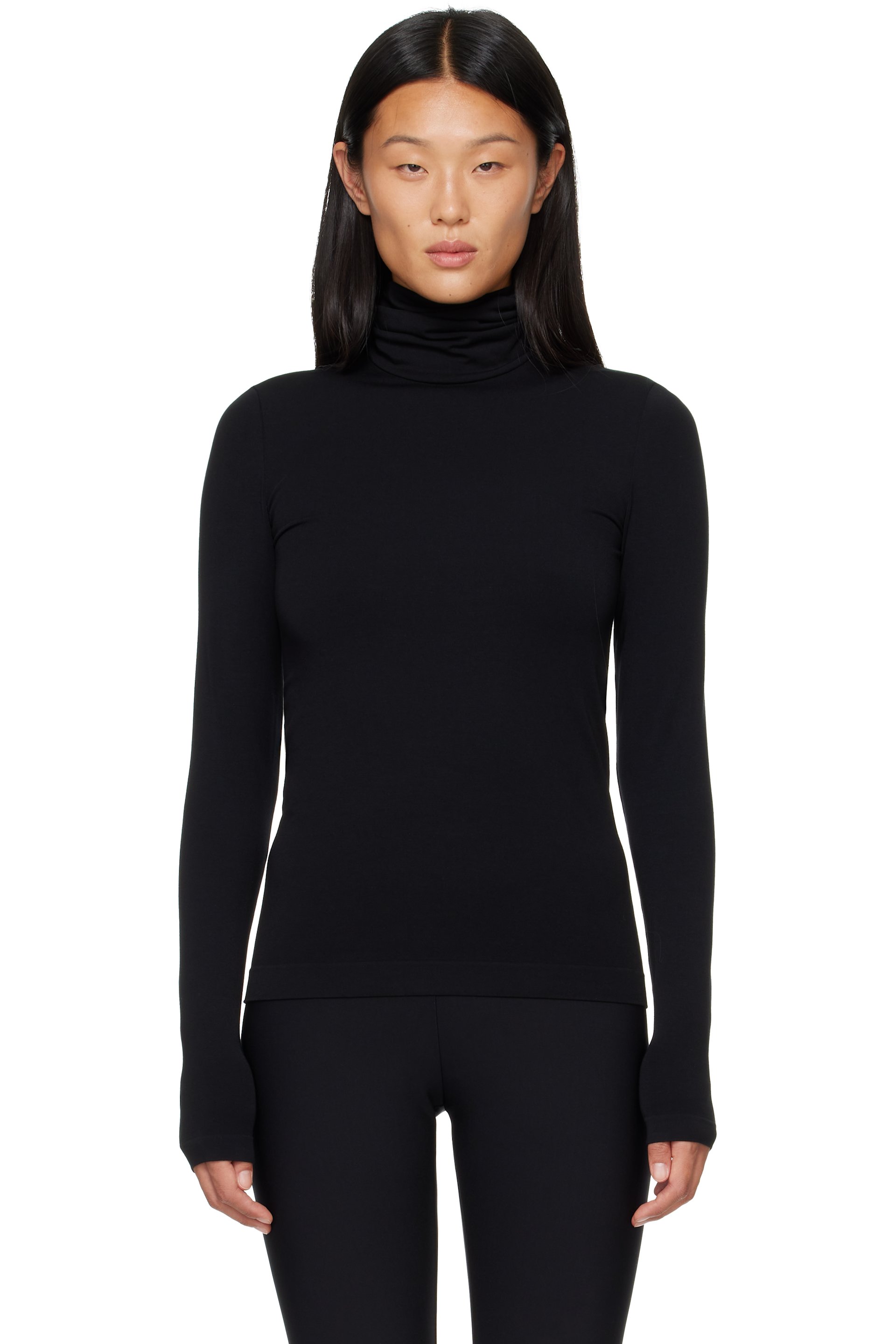 Wolford - Black Aurora Long Sleeve T-shirt