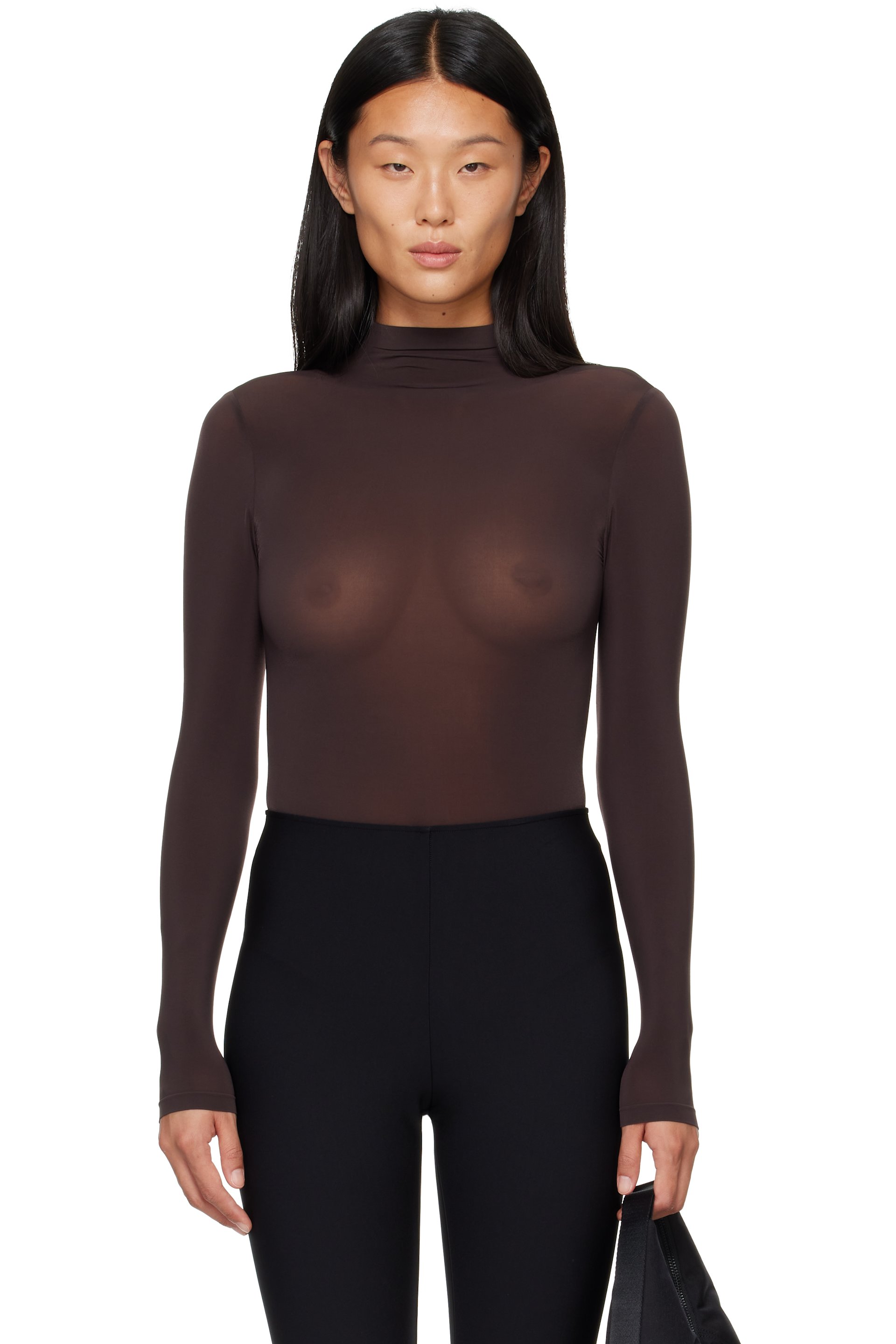 Wolford - Brown Buenos Aires String Bodysuit