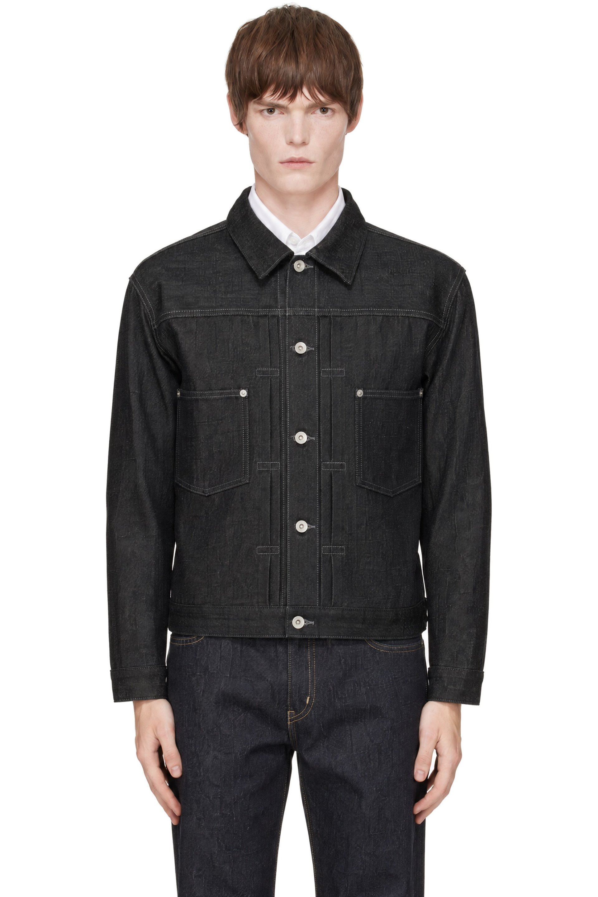 Neighborhood - Blouson Rigid Type-2 noir en denim