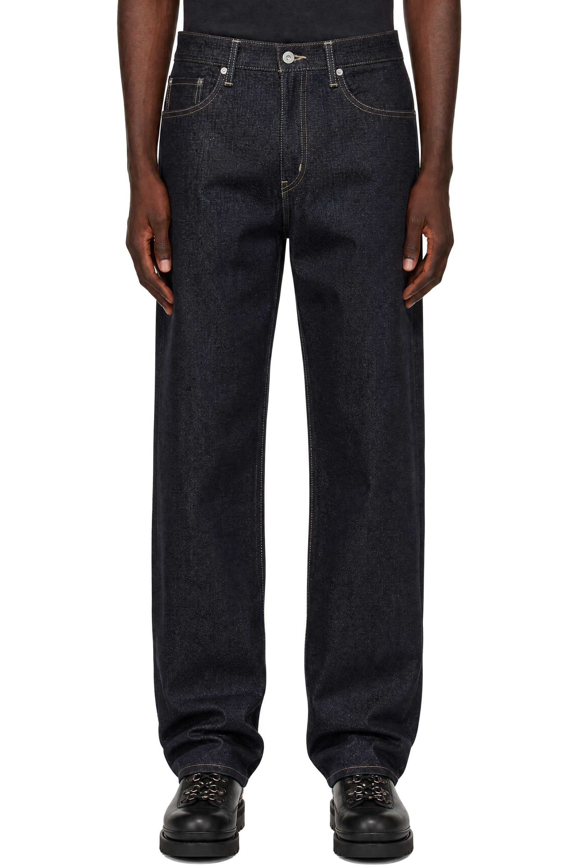 Neighborhood - 蓝色 Rigid Denim DP Mid 牛仔裤
