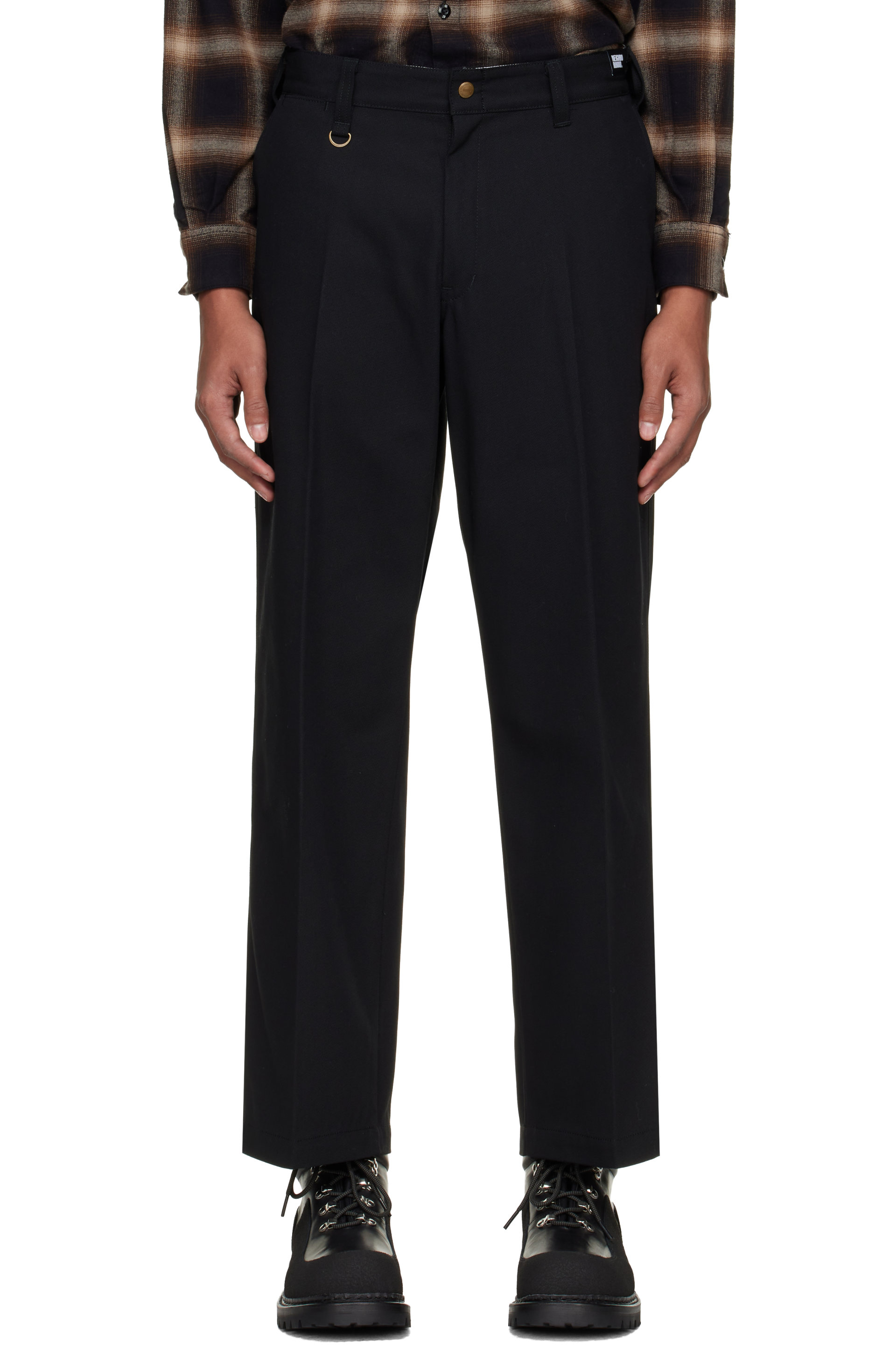 Neighborhood - Black Wide Work Trousers