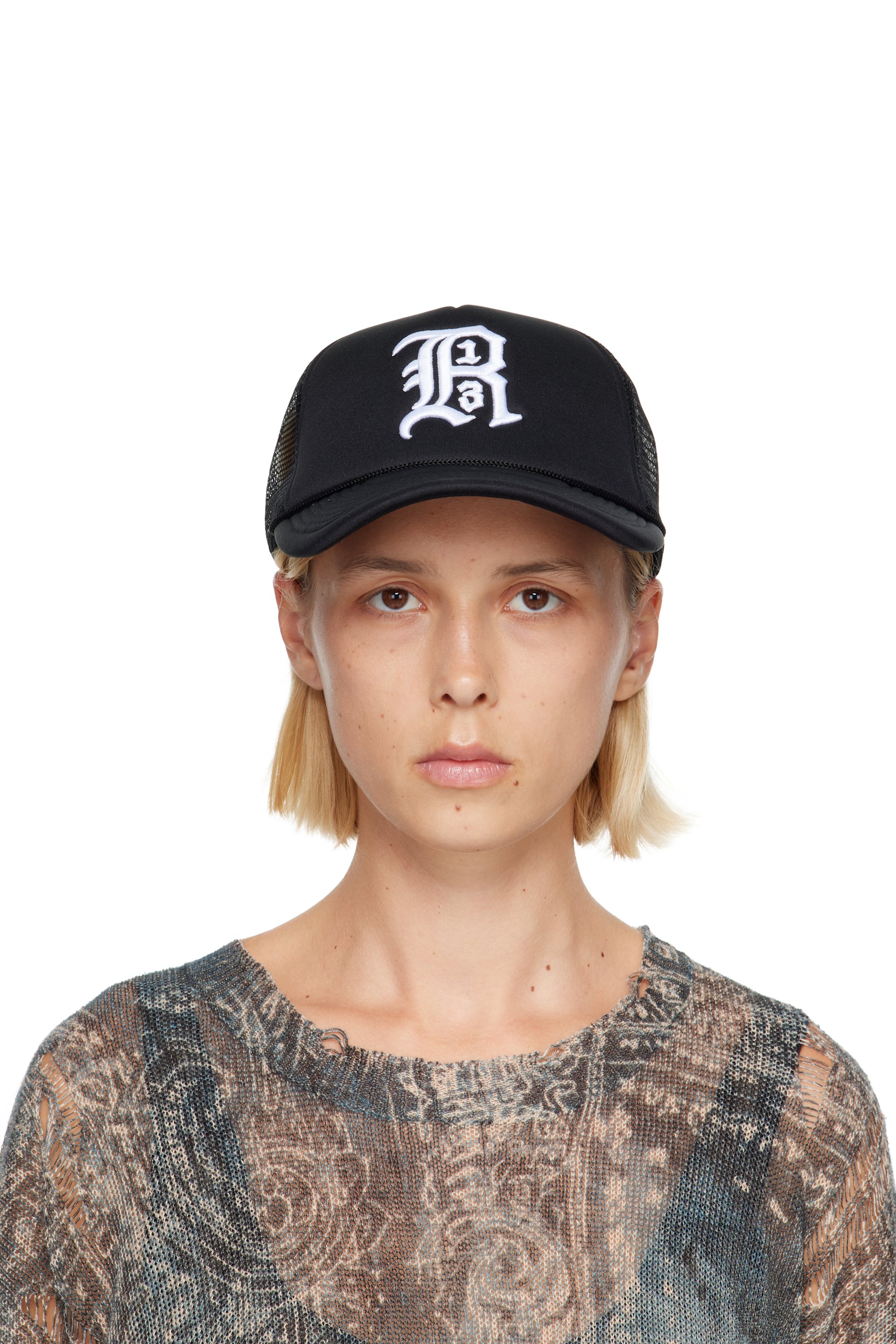 R13 - Black 'R13' Trucker Hat