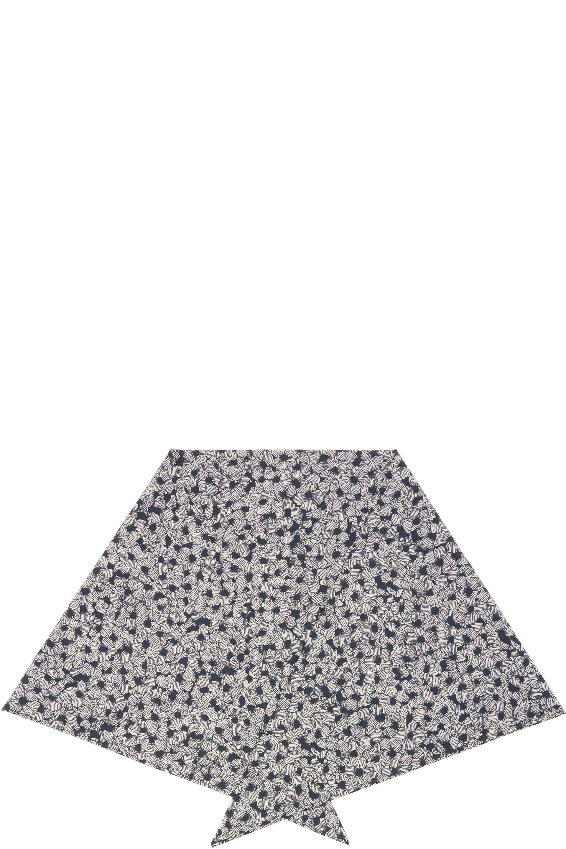 R13 - Black & White Folded Scarf