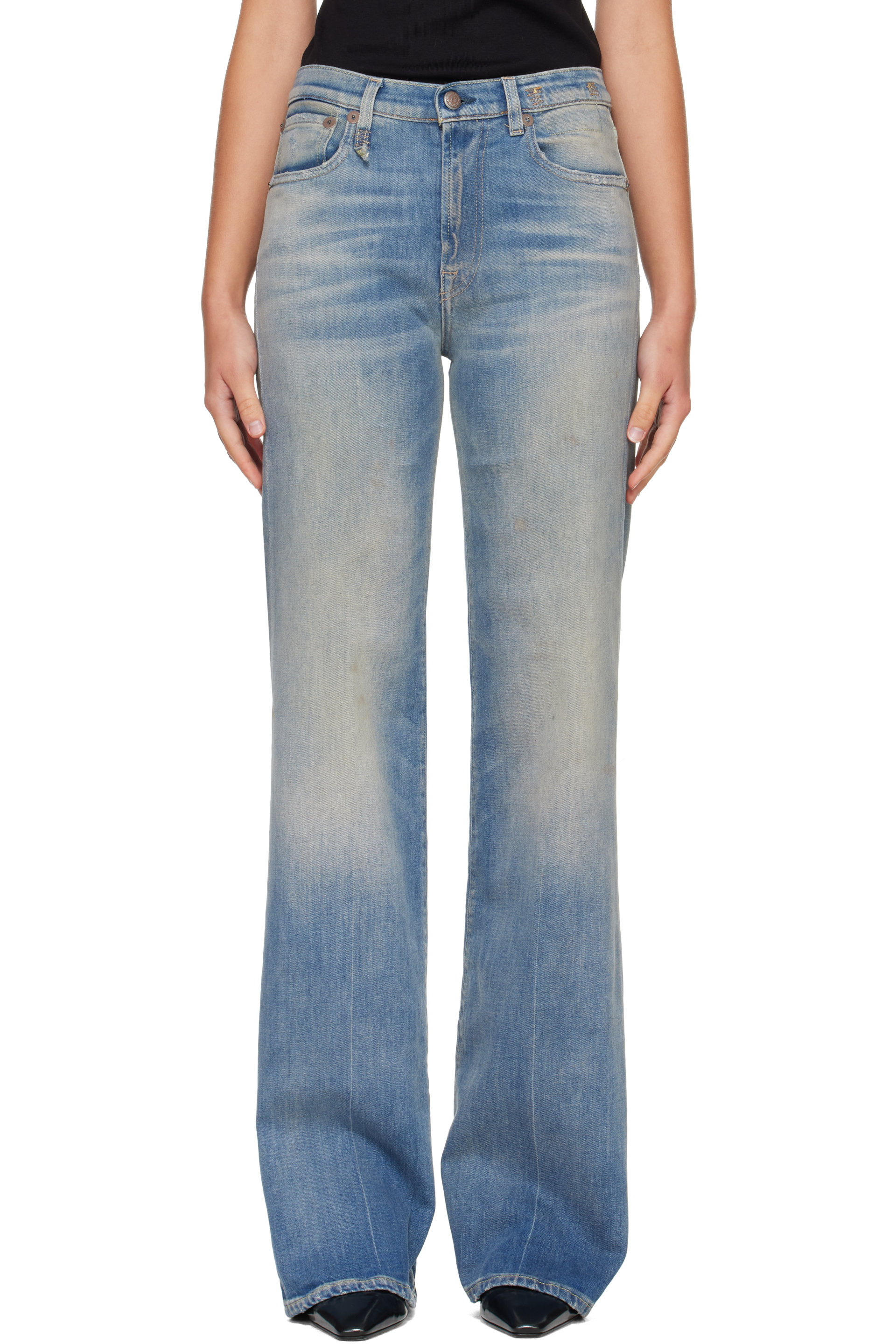R13 - Blue Faded Jeans