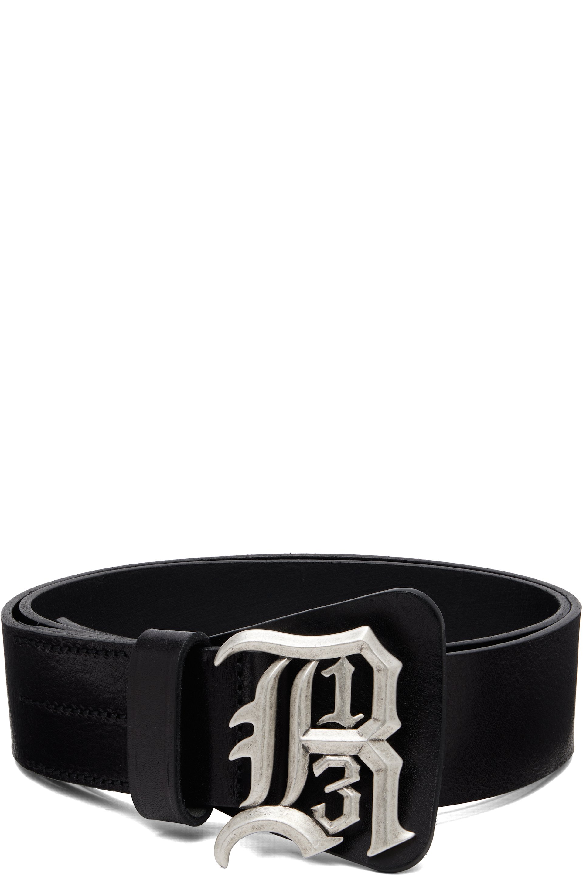 R13 - Black Logo Buckle Belt
