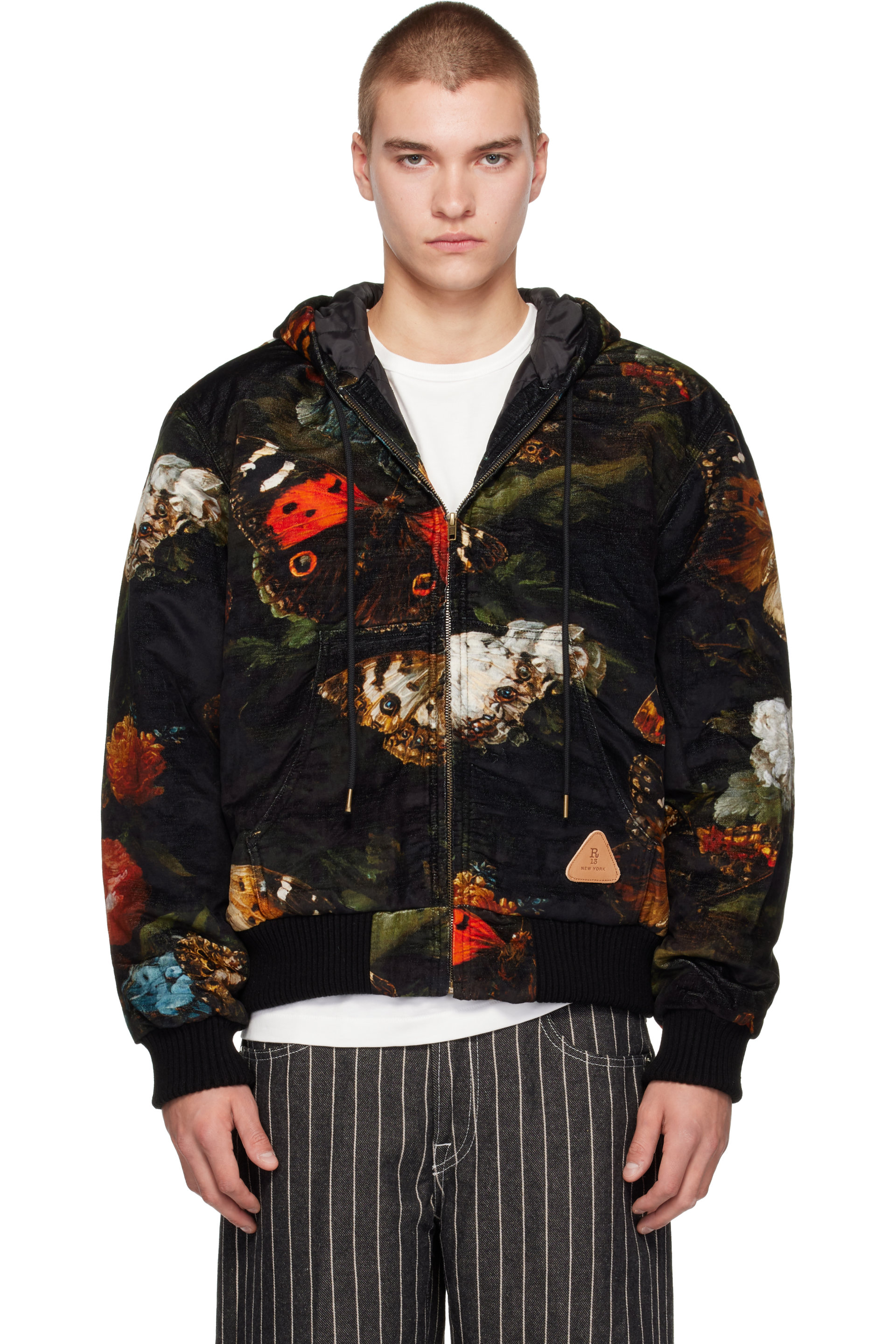 R13 - Black Relaxed Workwear Jacket