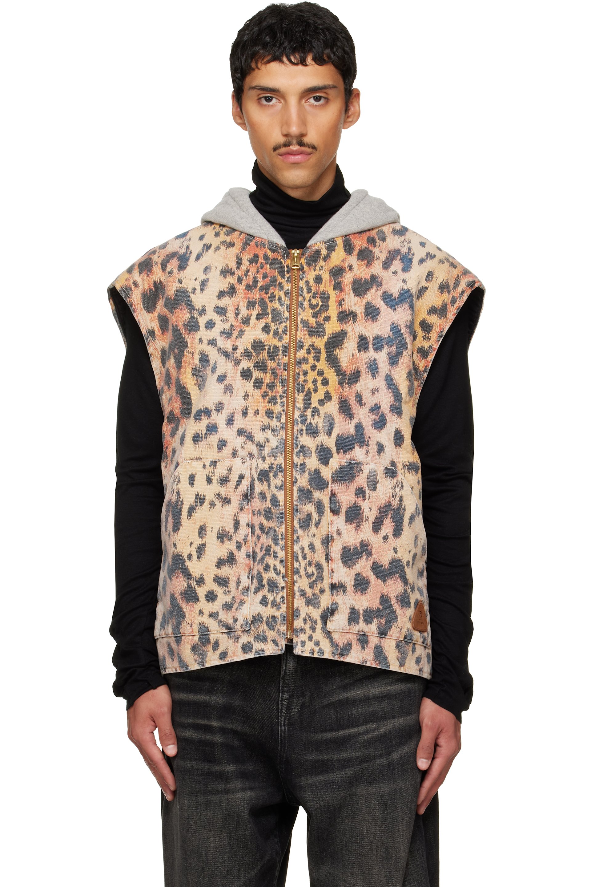 R13 - Multicolor Relaxed Workwear Vest