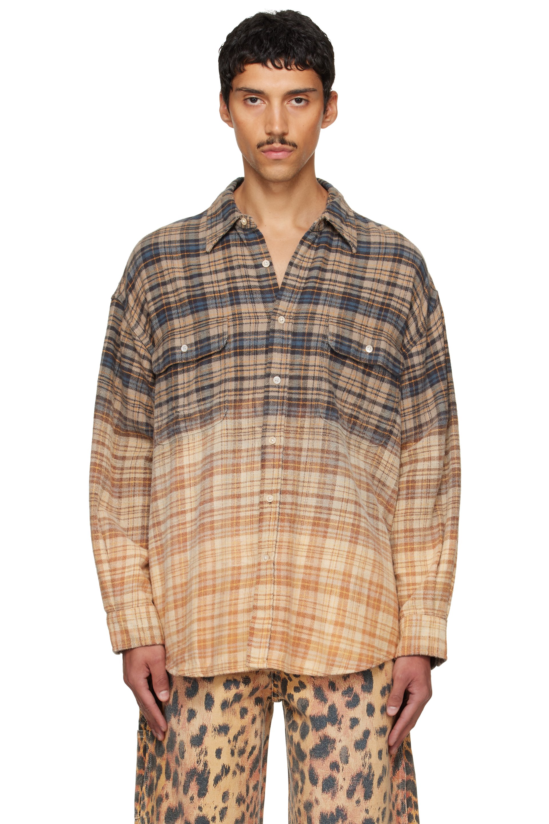 R13 - Multicolor Boyfriend Shirt