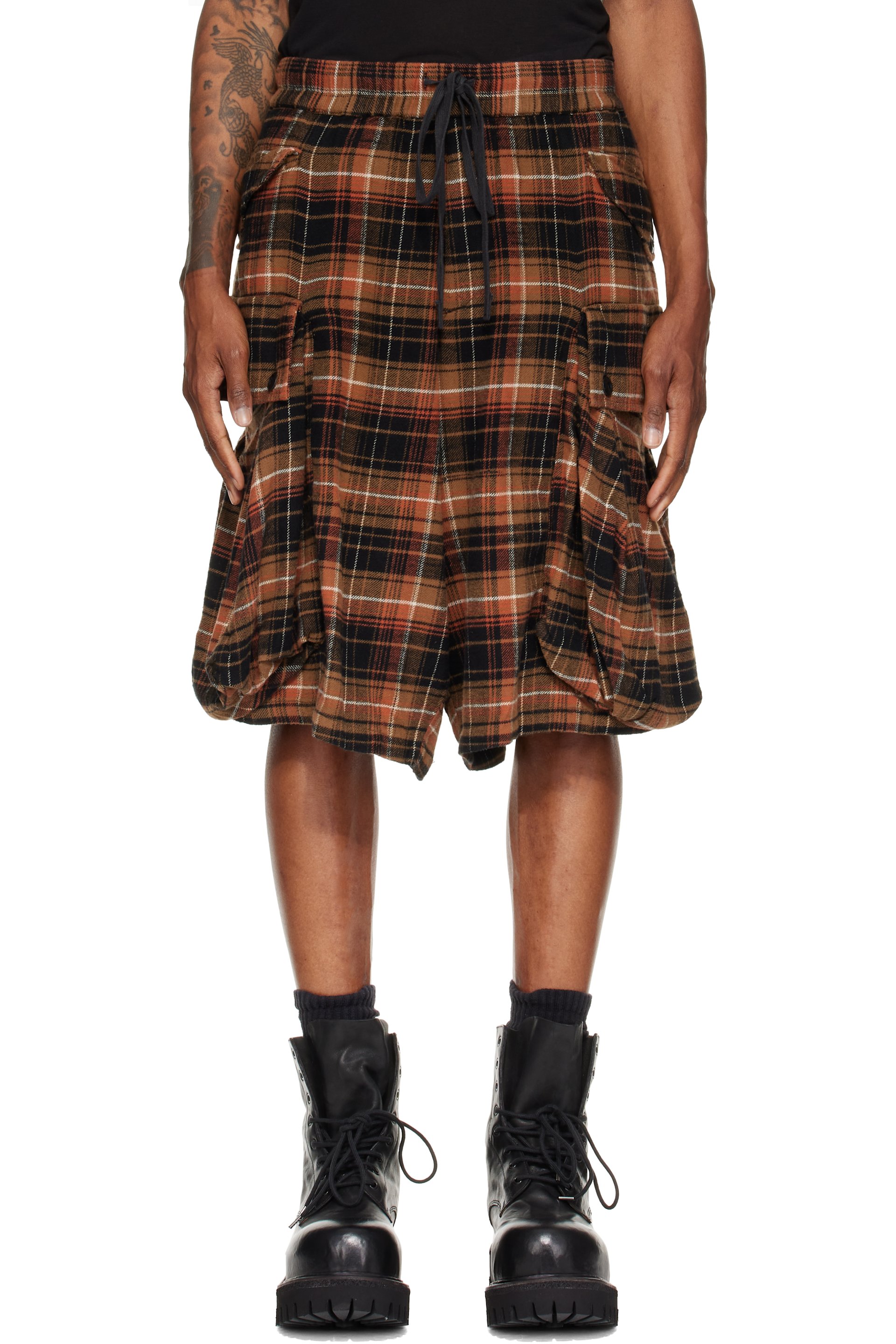 R13 - Brown Jumbo Shorts