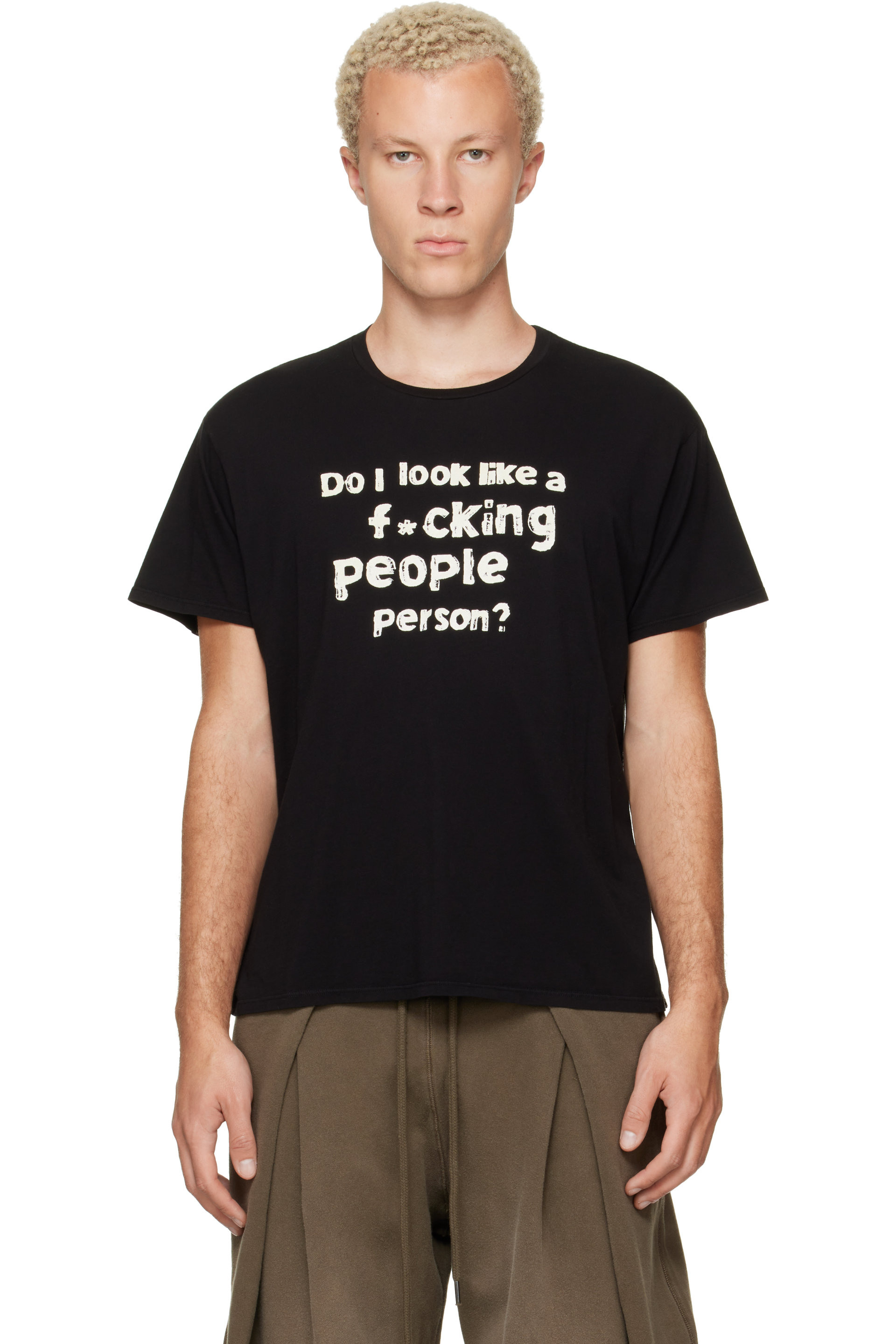 R13 - T-shirt 'People Person' Boy noir