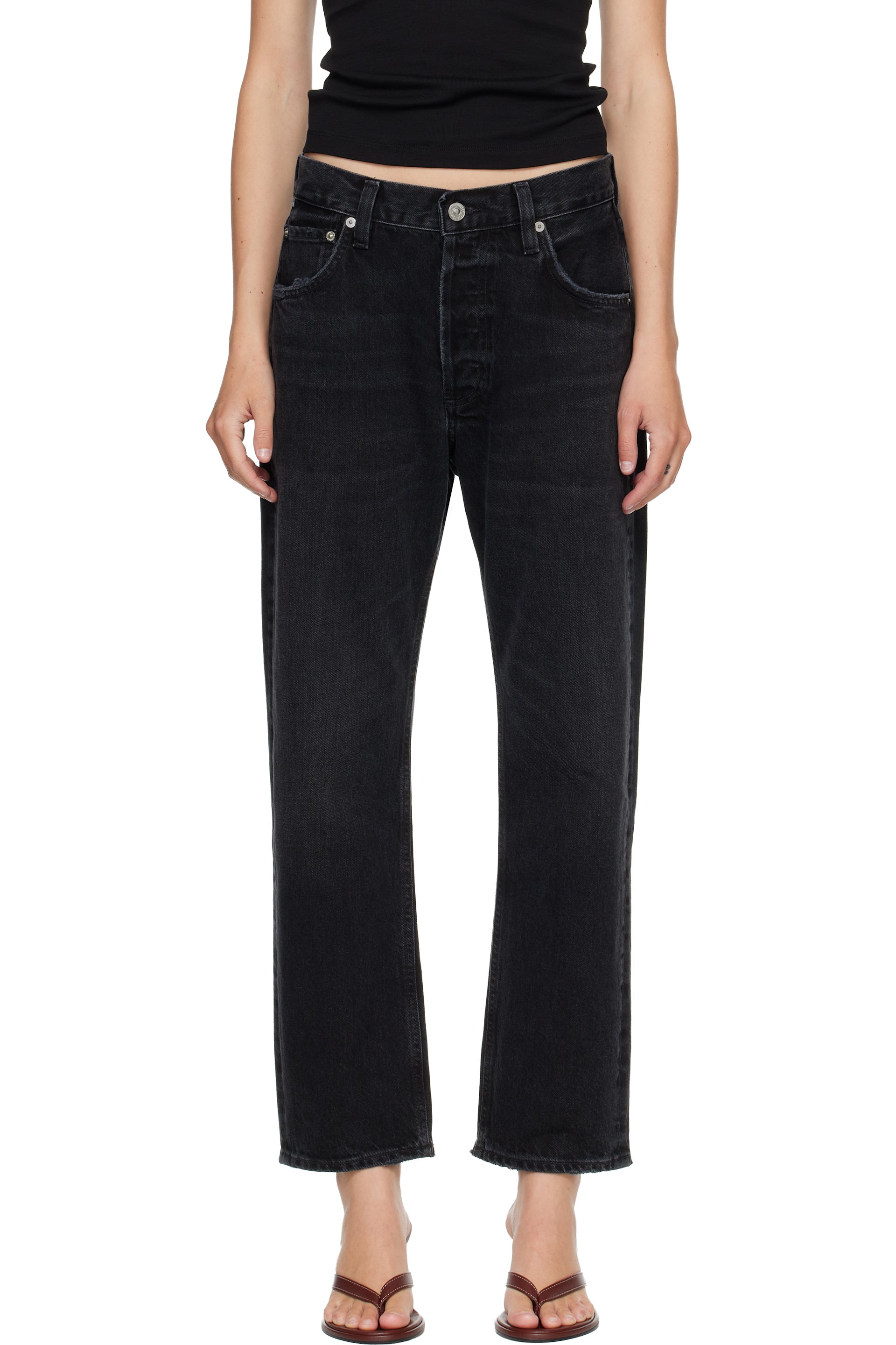 Citizens of Humanity - Black Winslow Boyfriend Jeans
