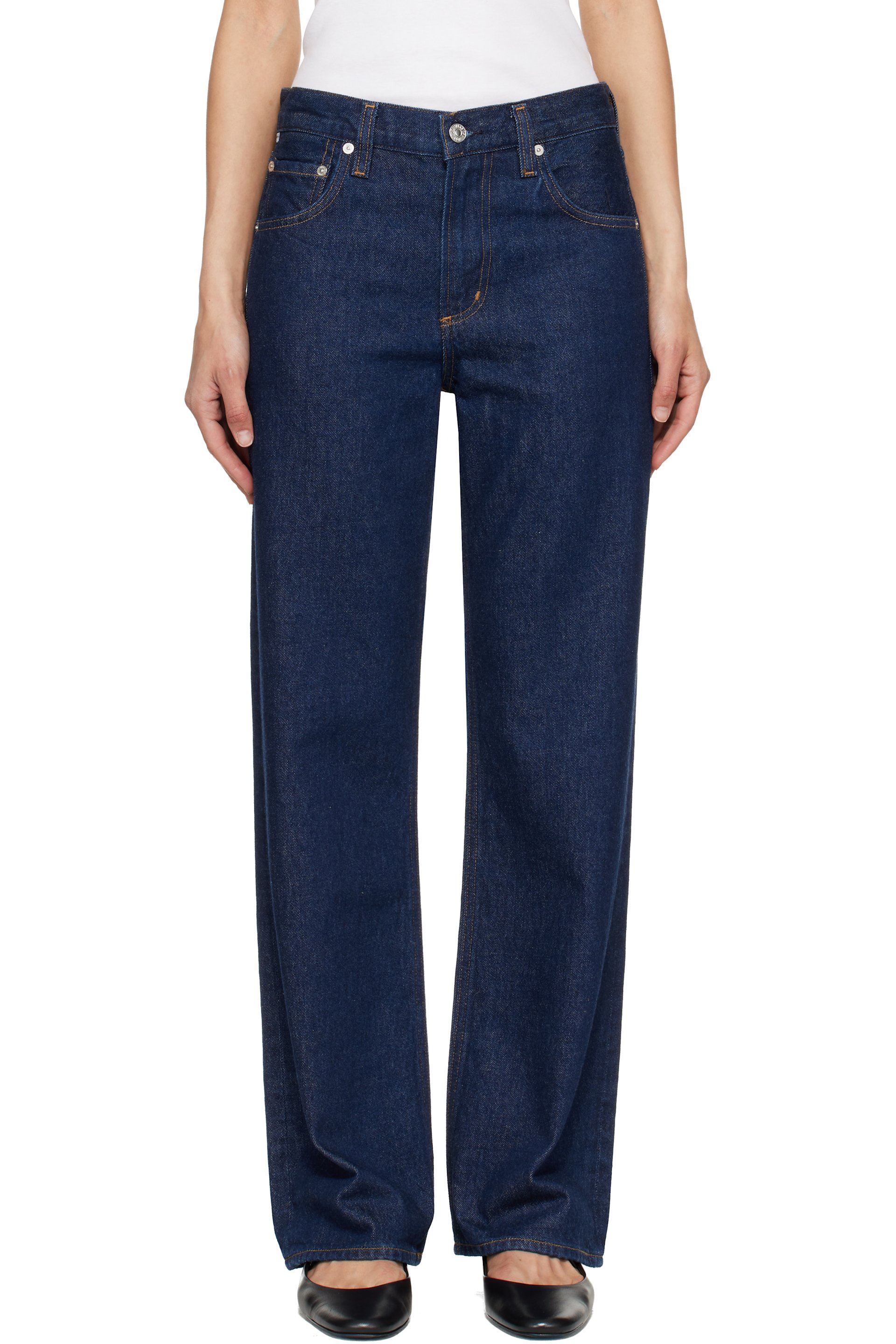 Citizens of Humanity - Blue Lindz Easy Straight Jeans