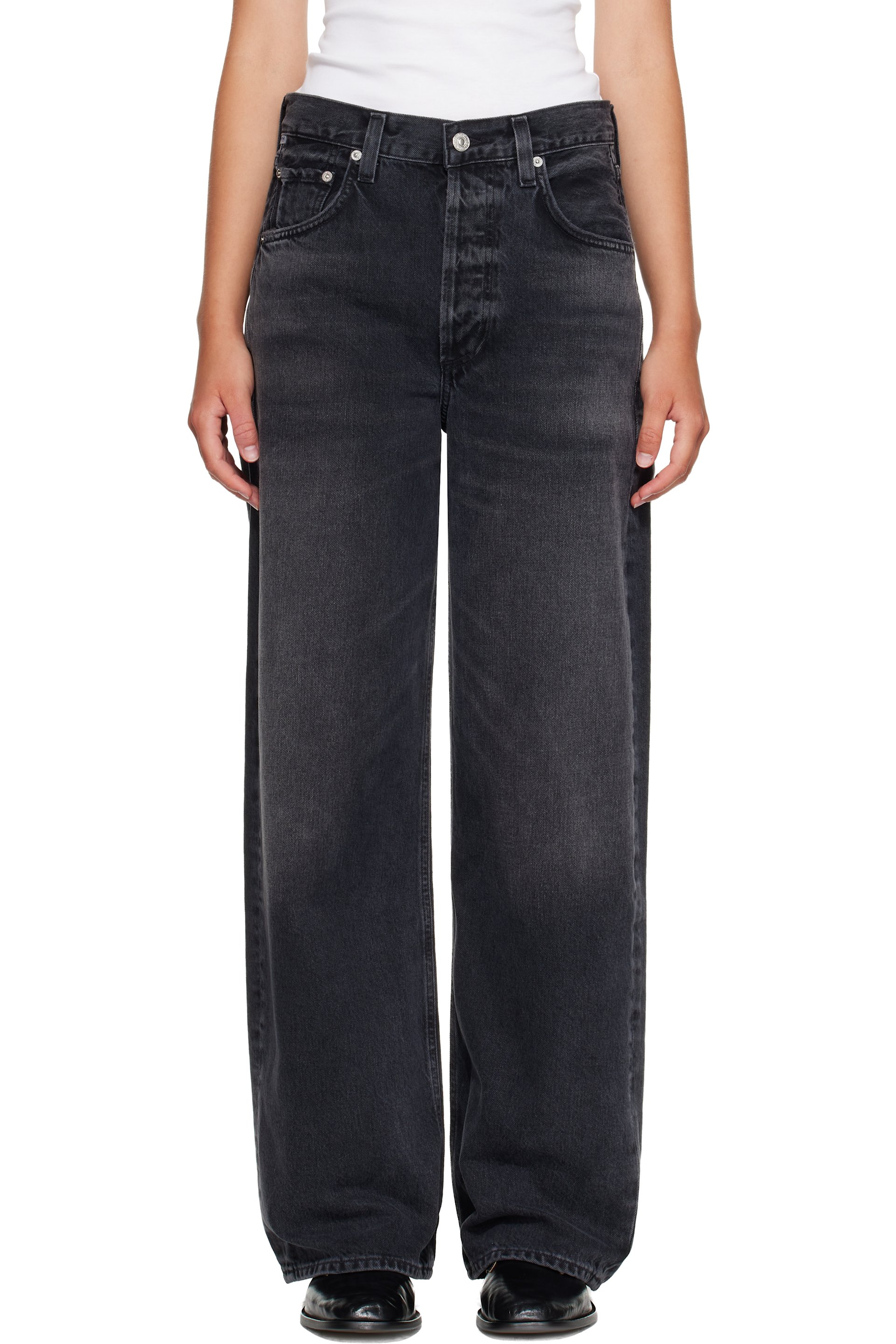 Citizens of Humanity - Black Ayla Baggy Jeans