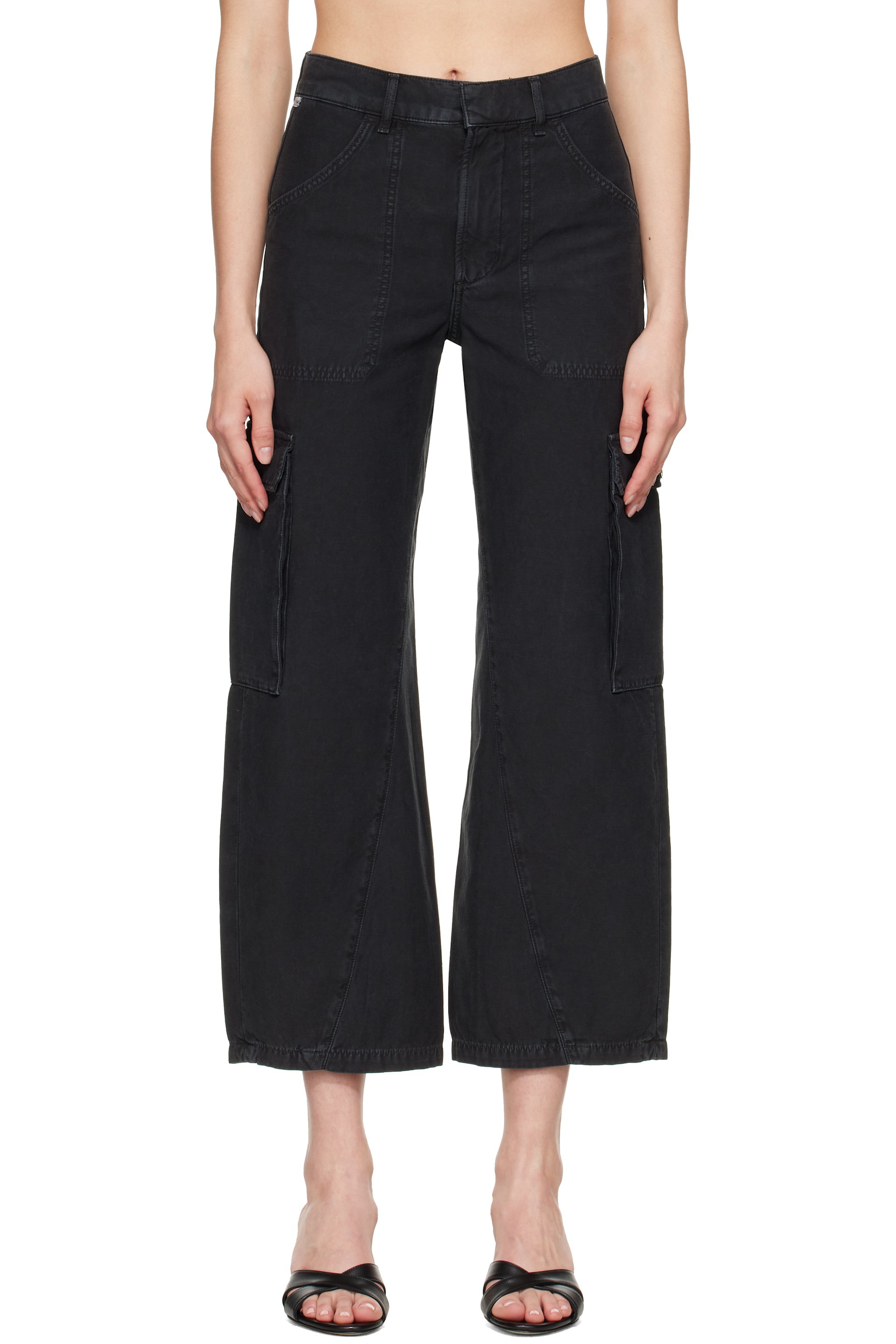 Citizens of Humanity - Black Thassos Twisted Seam Utility Trousers