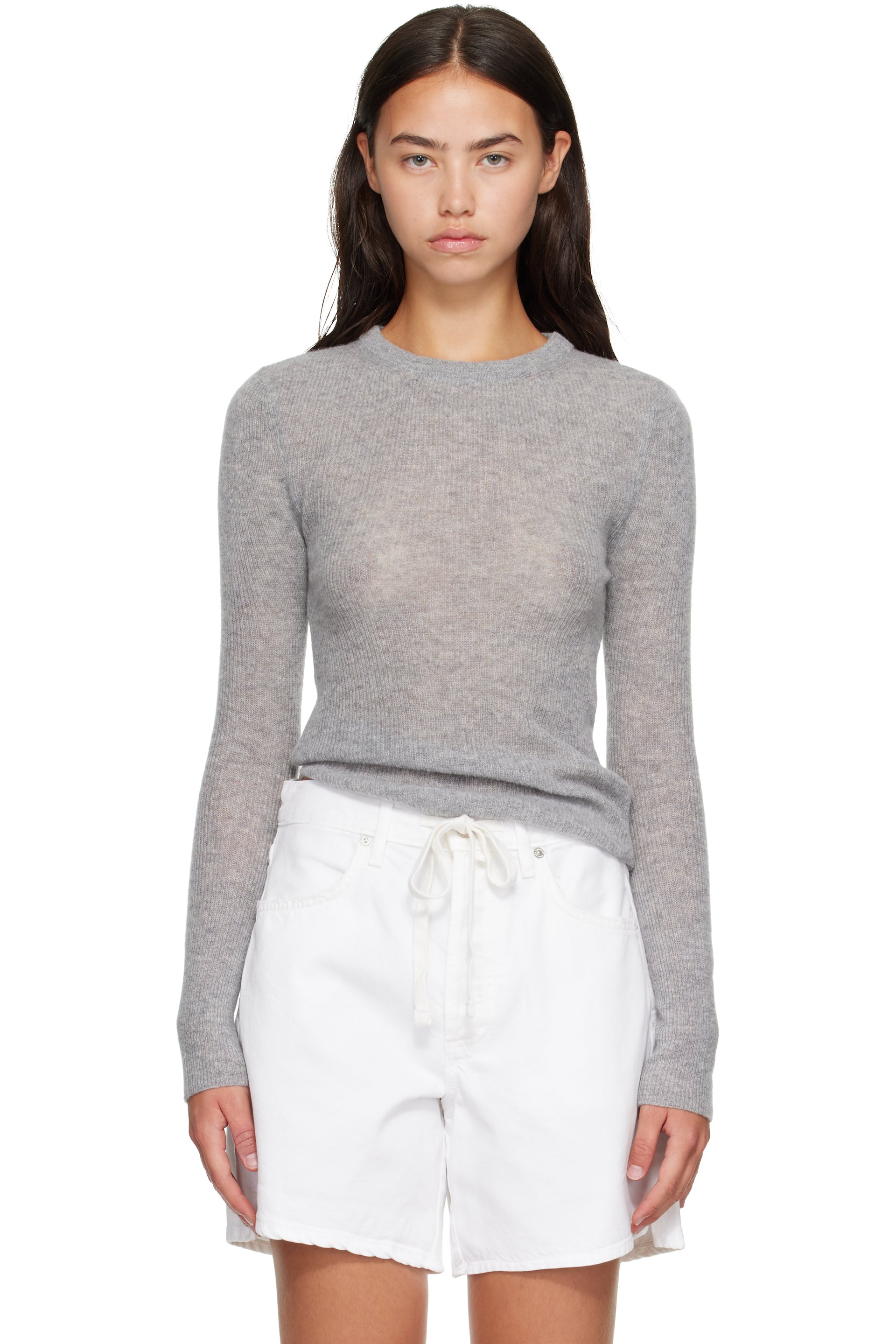Citizens of Humanity - Gray Alessia Crewneck Sweater