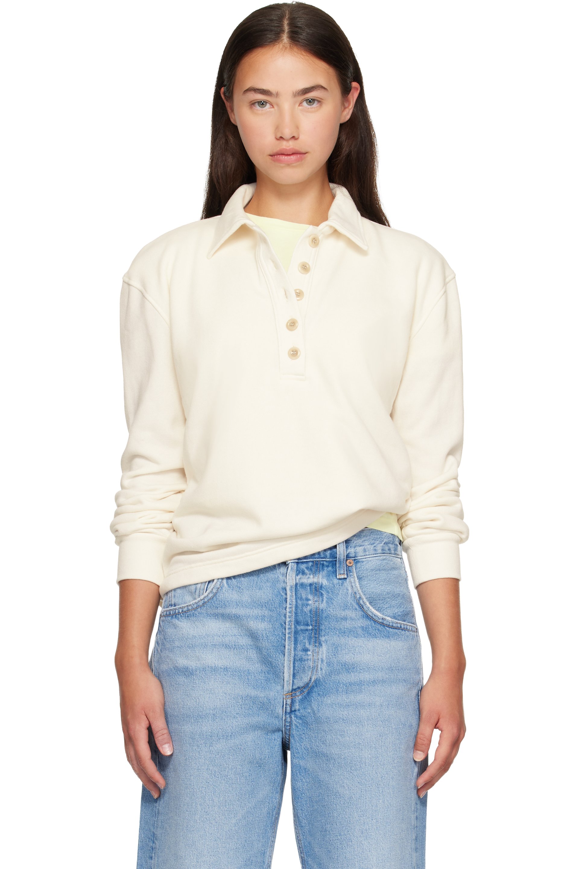 Citizens of Humanity - Off-White Vintage Polo