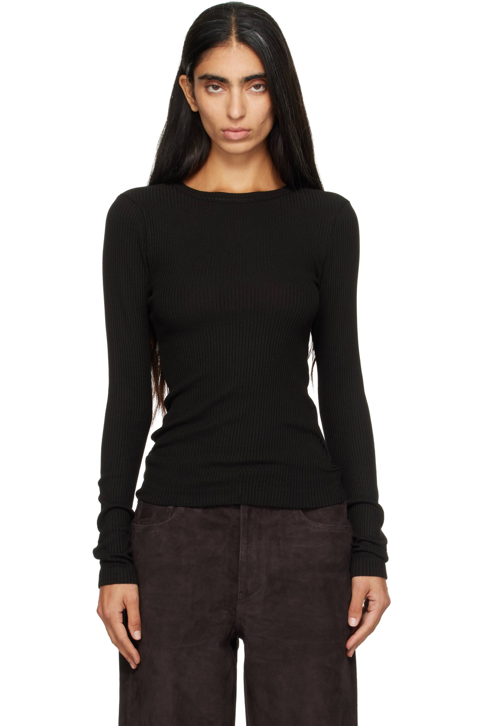 Citizens of Humanity - Black Bina Crewneck T-shirt