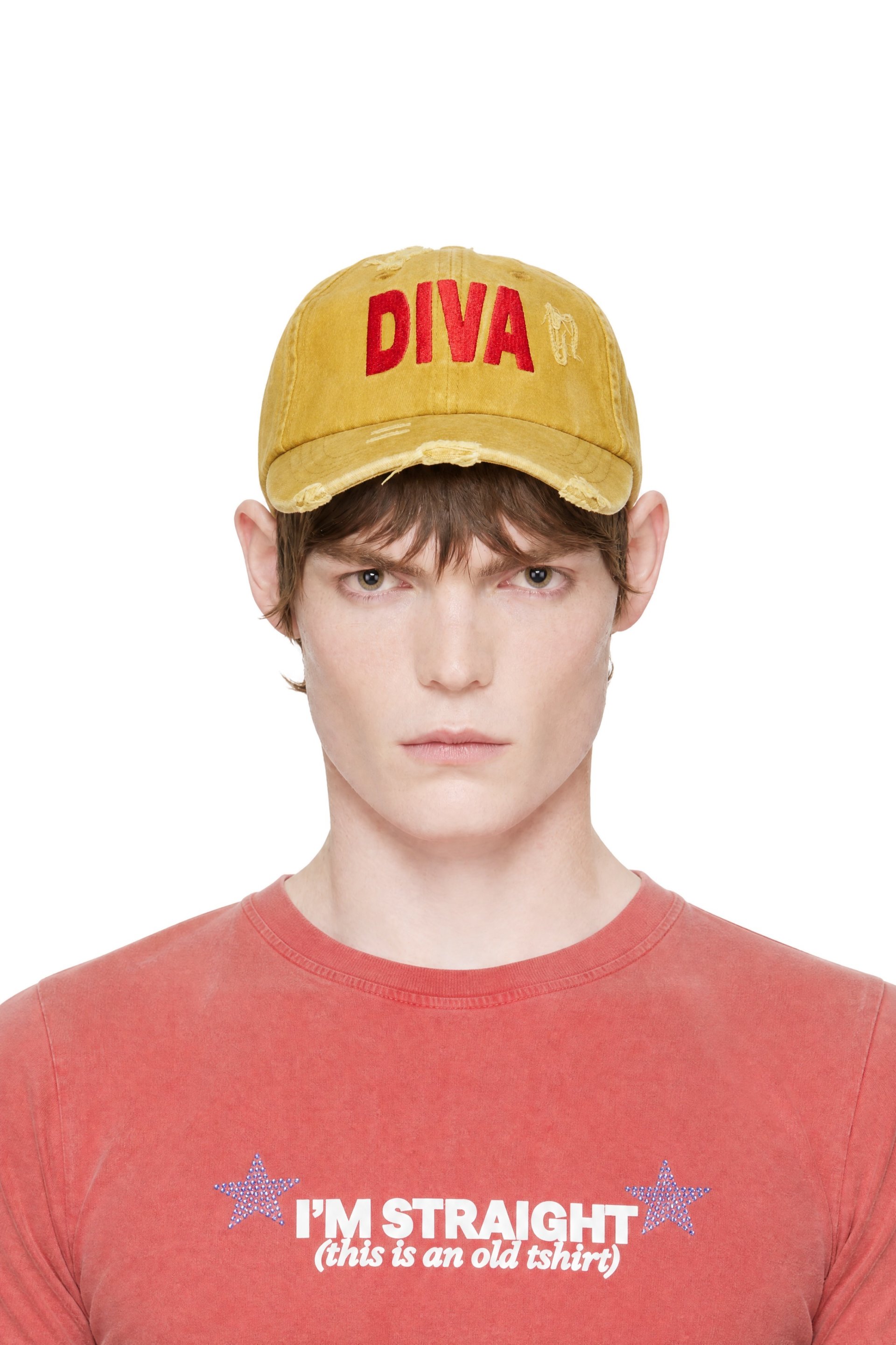 Carne Bollente - Casquette 'The Big D' jaune