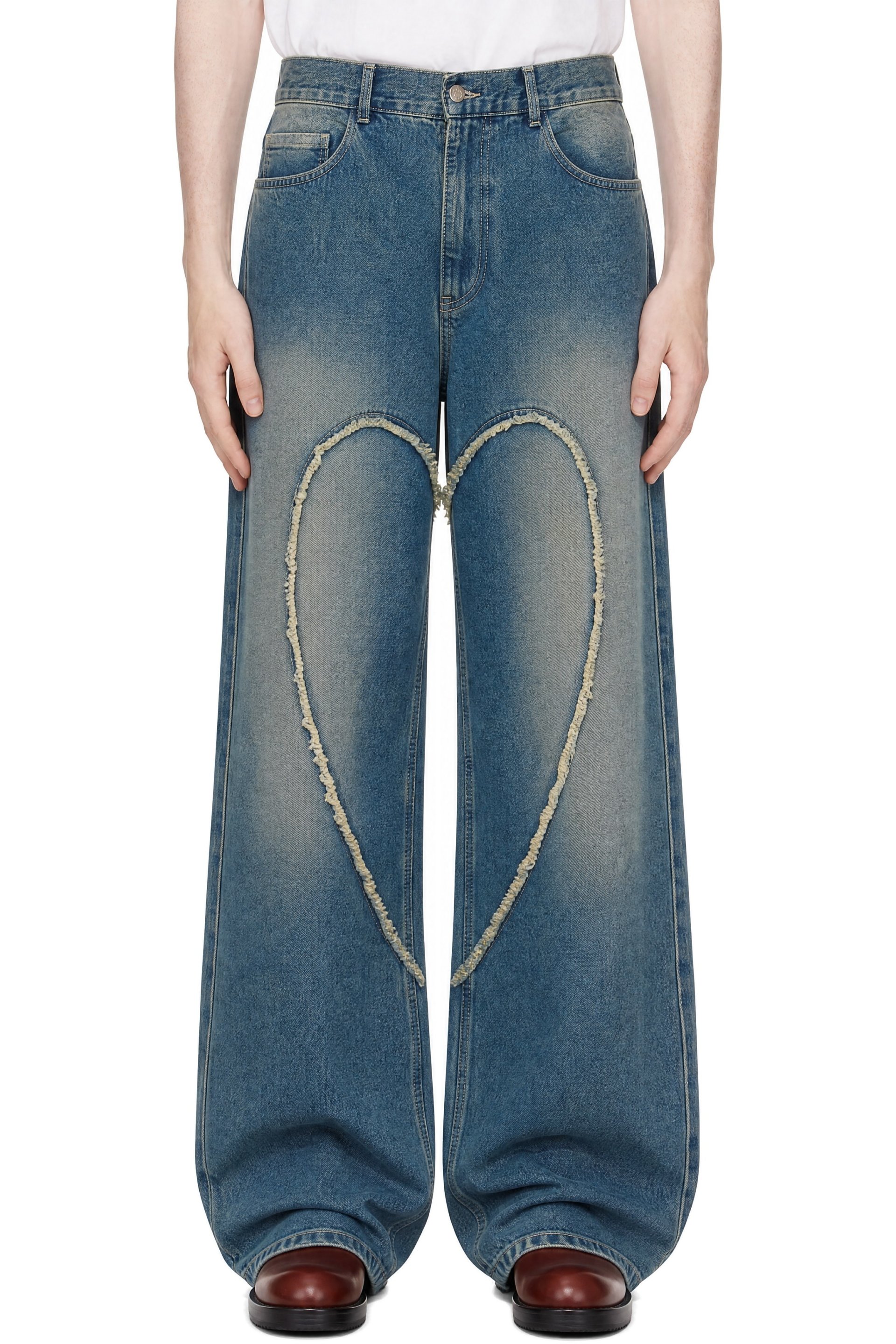 Carne Bollente - Jean Love Pants 00's bleu