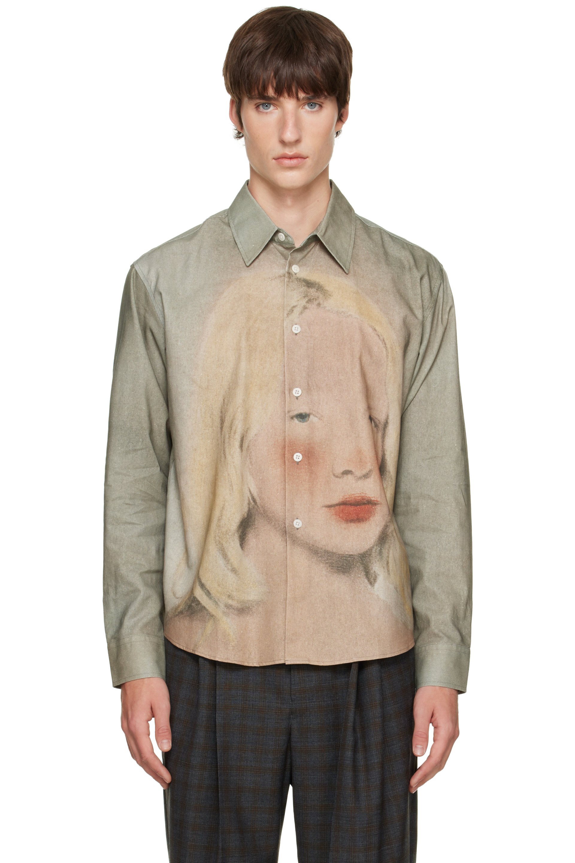 Carne Bollente - Khaki Bambi Eyes Shirt
