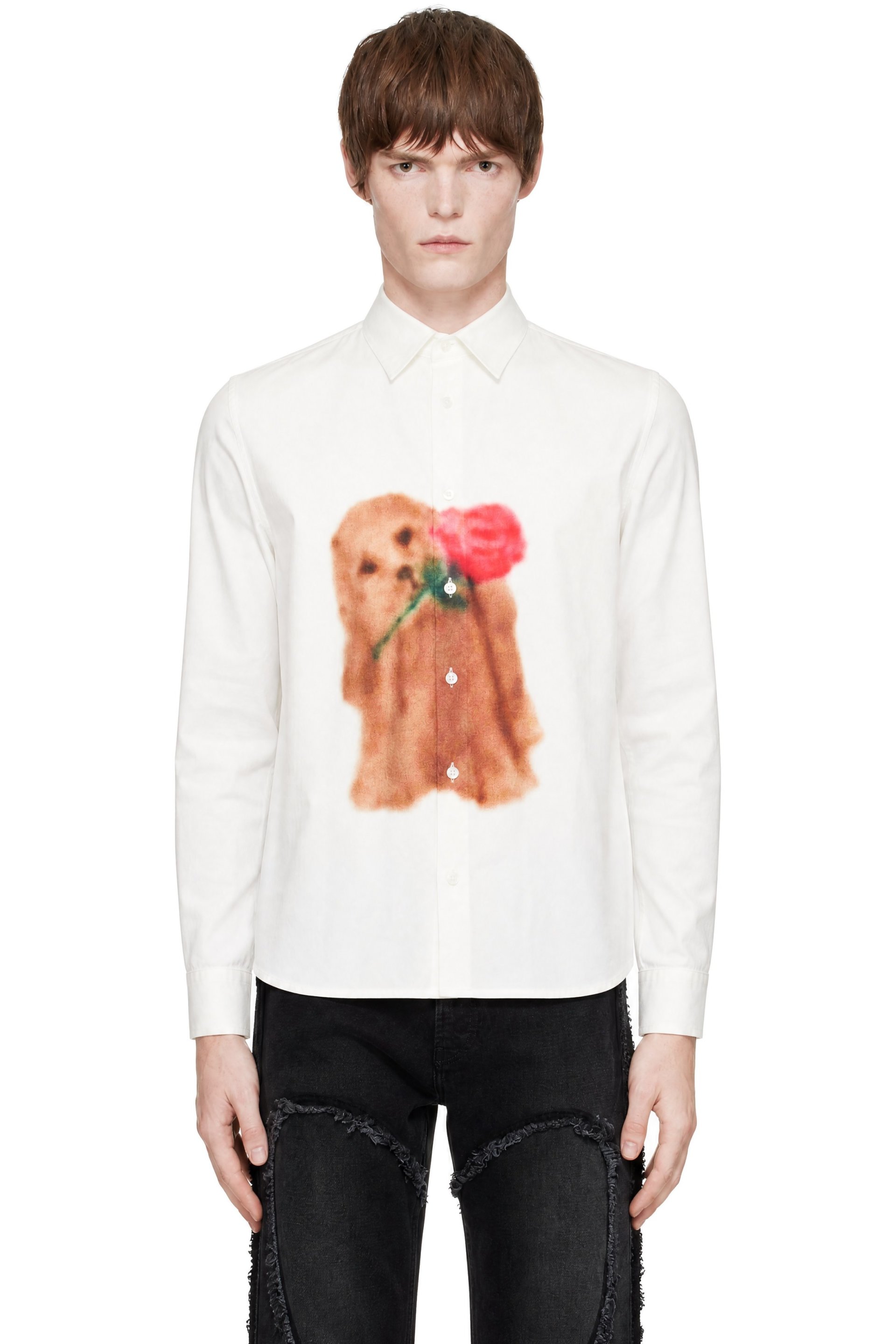 Carne Bollente - Off-White Bonjour Loverboy Shirt