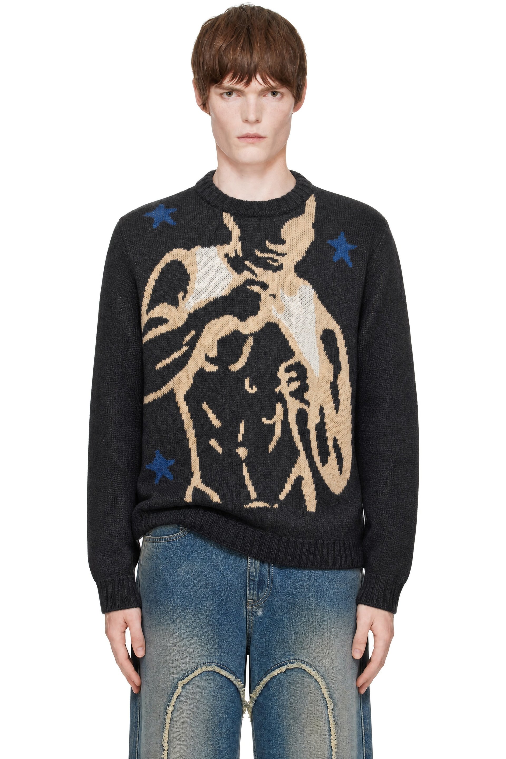 Carne Bollente - Gray Soft Top Sweater