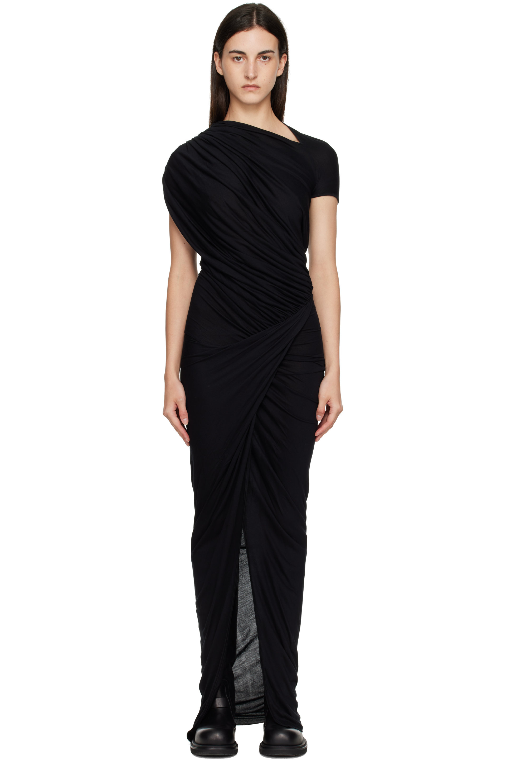 Rick Owens Lilies - 黑色 Tower Ares 连衣裙