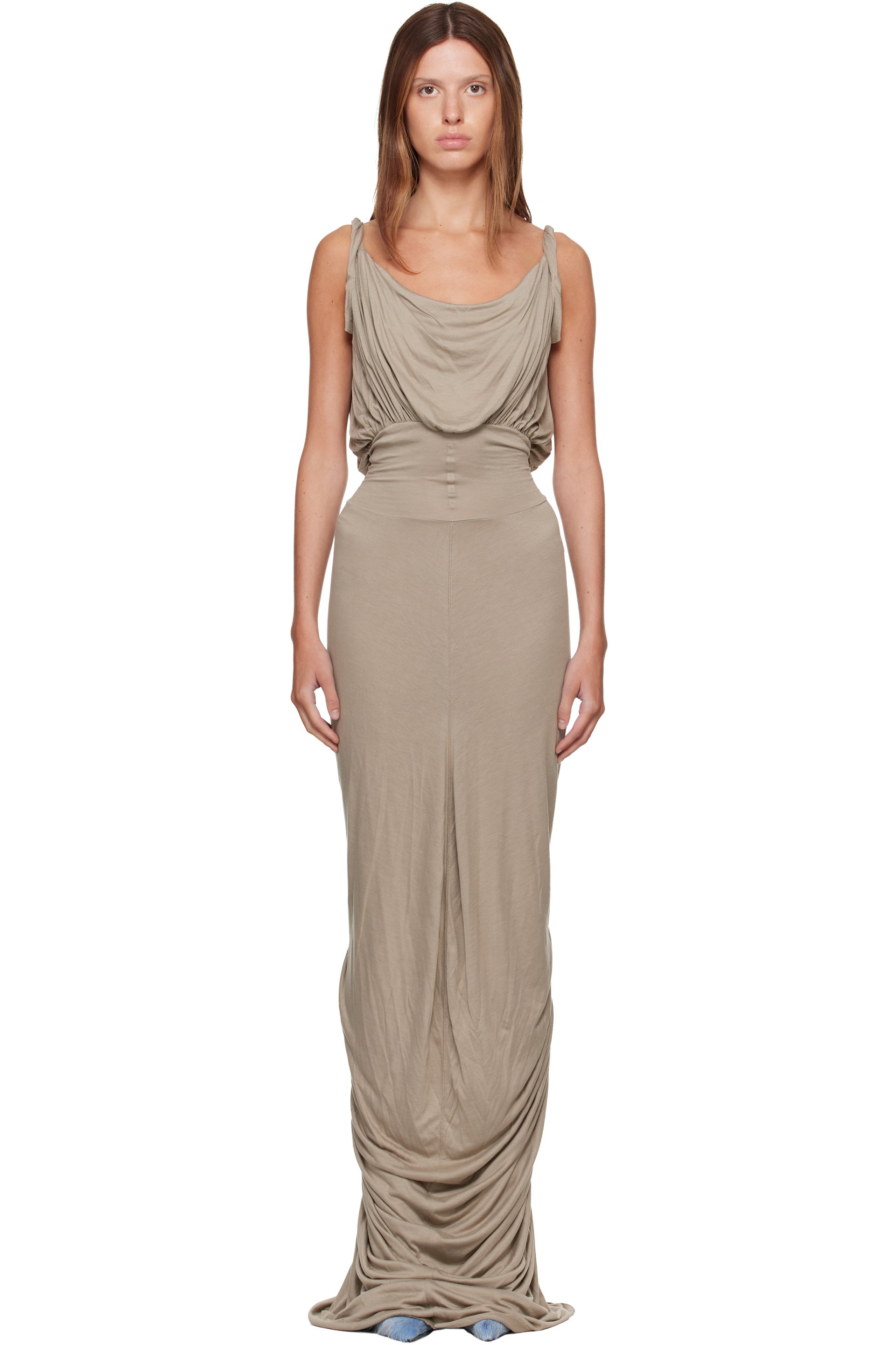 Rick Owens Lilies - Gray Tower Nadia Maxi Dress