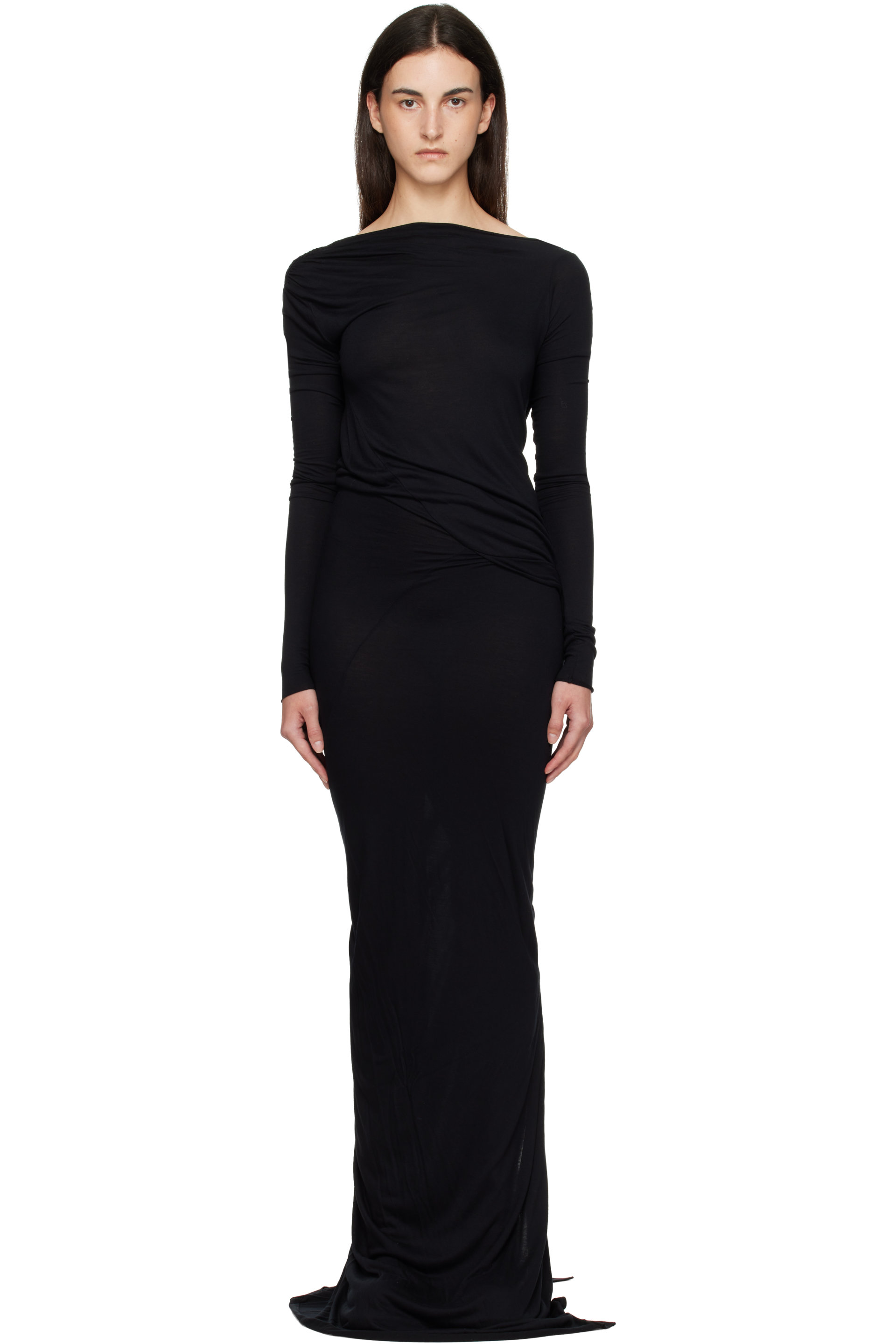 Rick Owens Lilies - 黑色 Tower LS Shailee 连衣裙