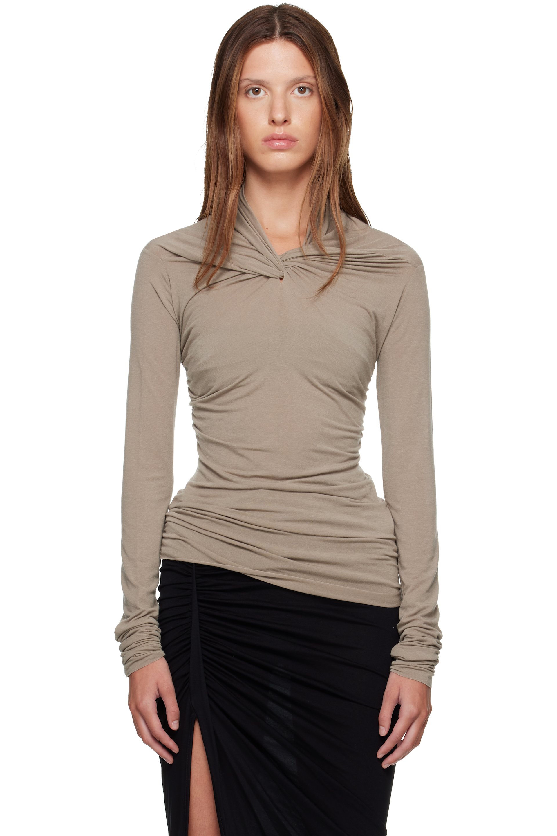 Rick Owens Lilies - Gray Tower Kairo LS T-shirt