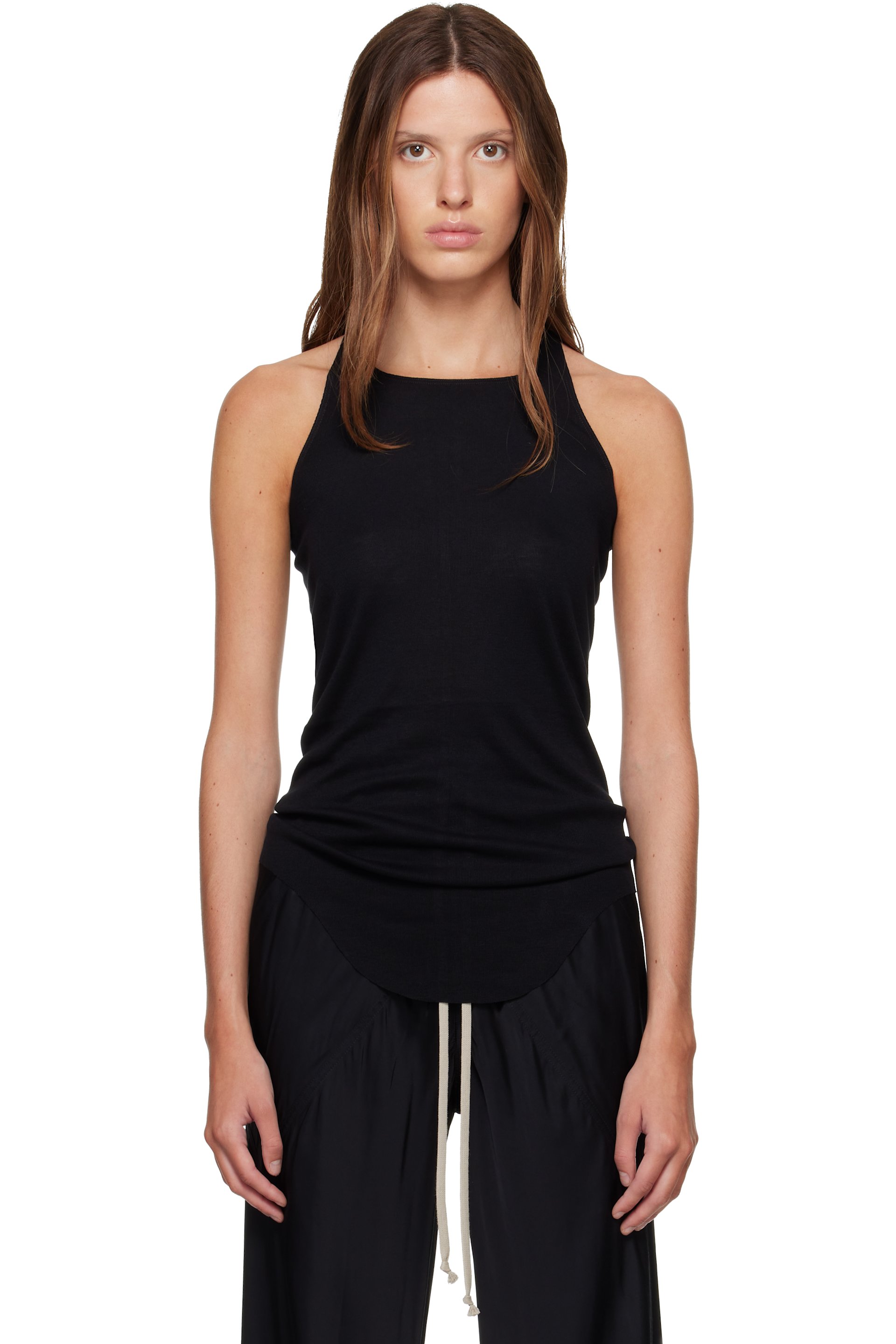Rick Owens Lilies - Black Tower Basic Tank Top