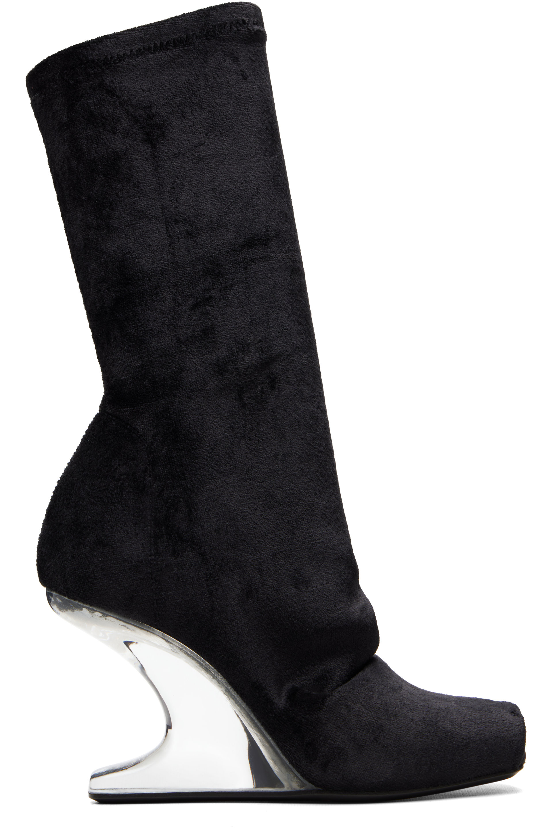 Rick Owens Lilies - Black Tower Cantilever 8 Boots