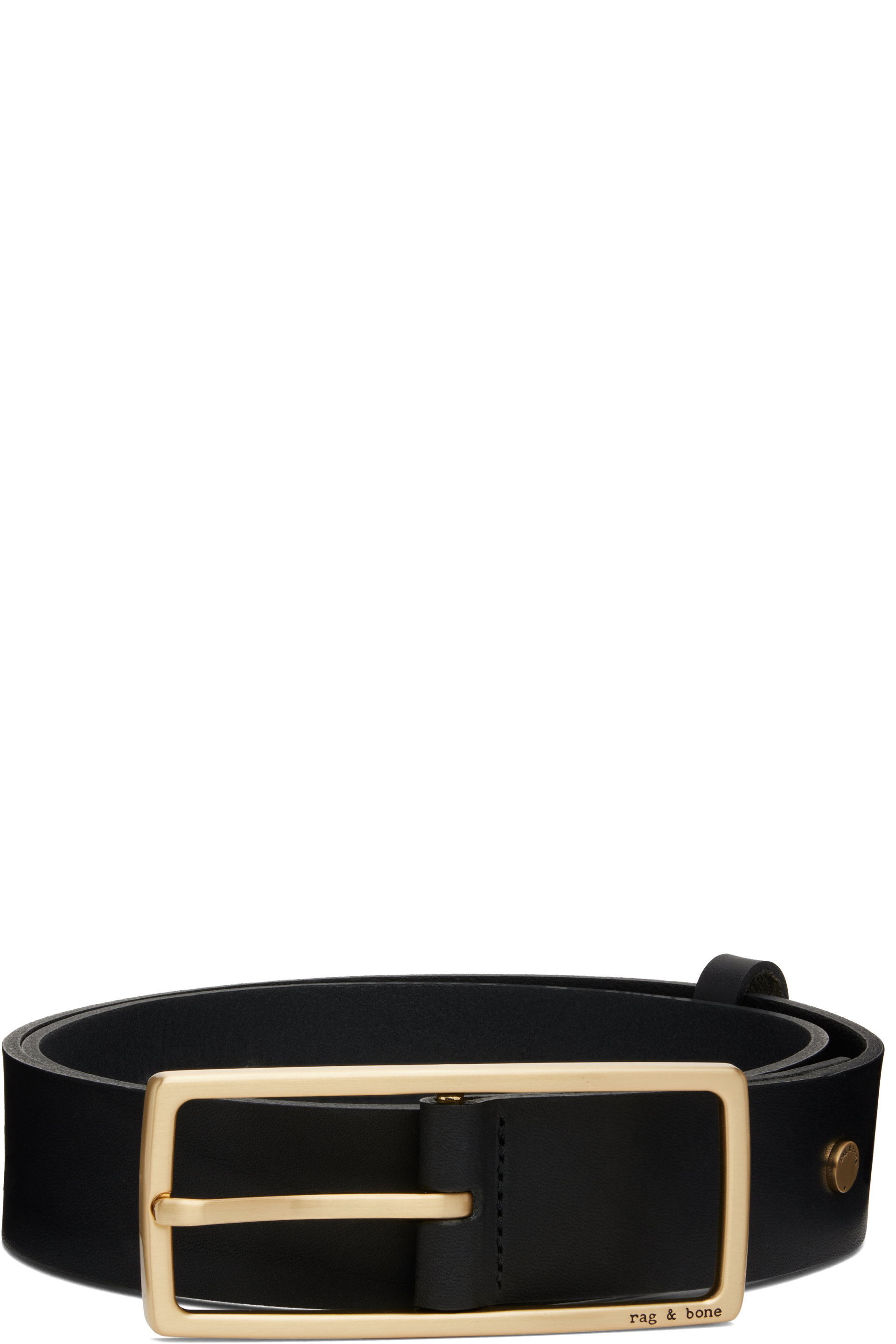 rag & bone - Ceinture Rebound noire en cuir
