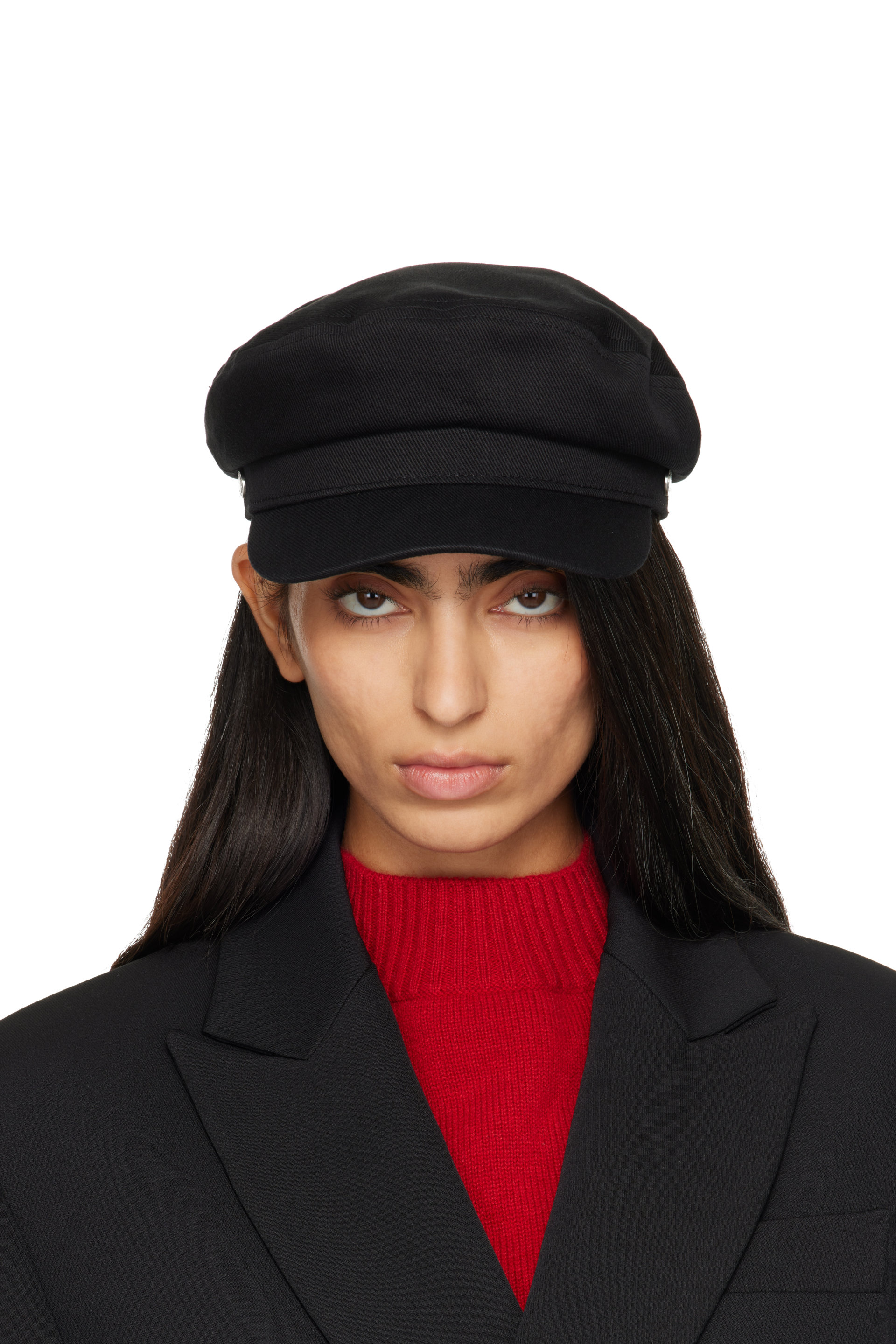 rag & bone - Black Eleanor Newsboy Cap