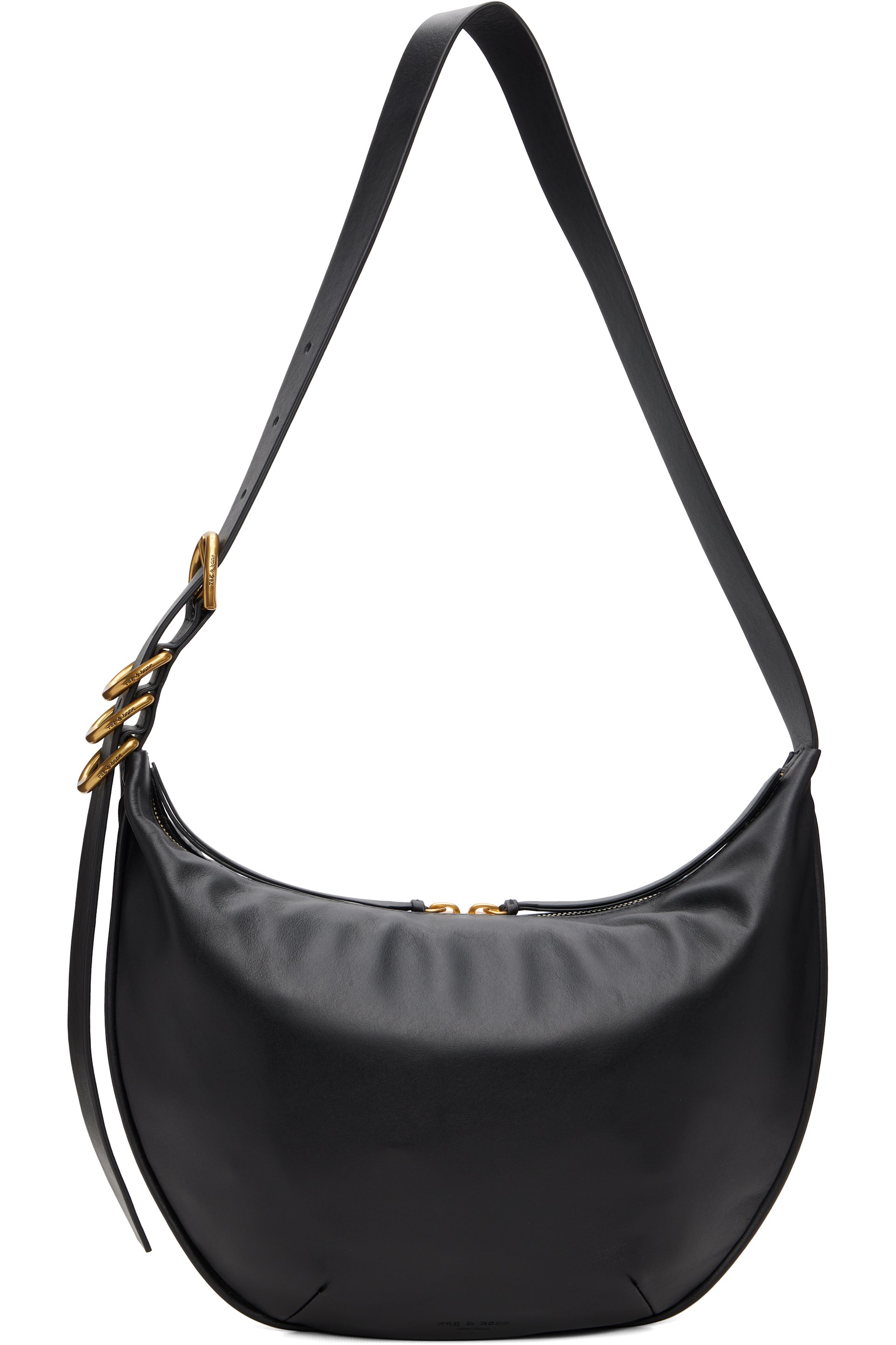 rag & bone - Black Mercer Medium Leather Shoulder Bag