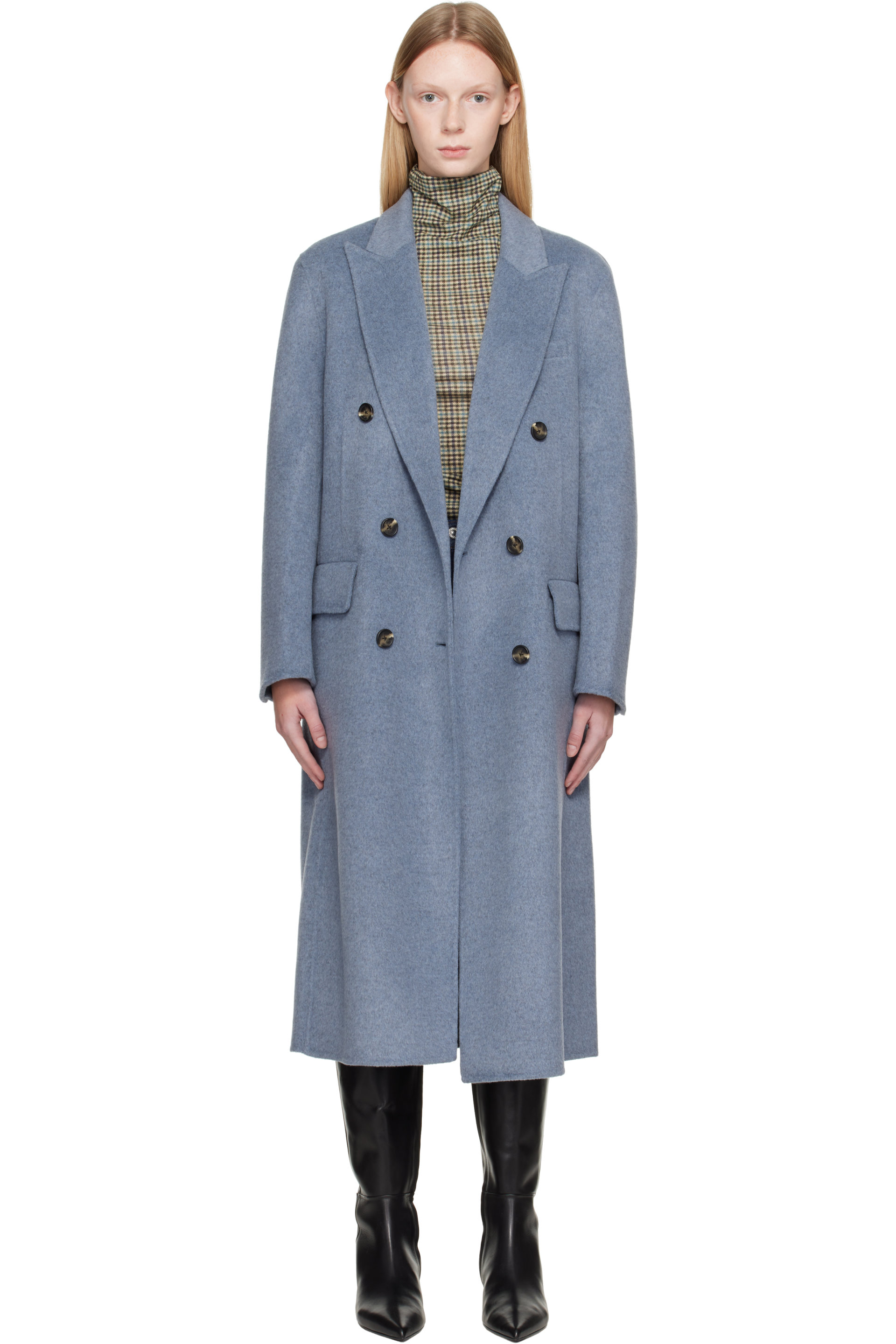rag & bone - Blue Vasso Double-Face Coat