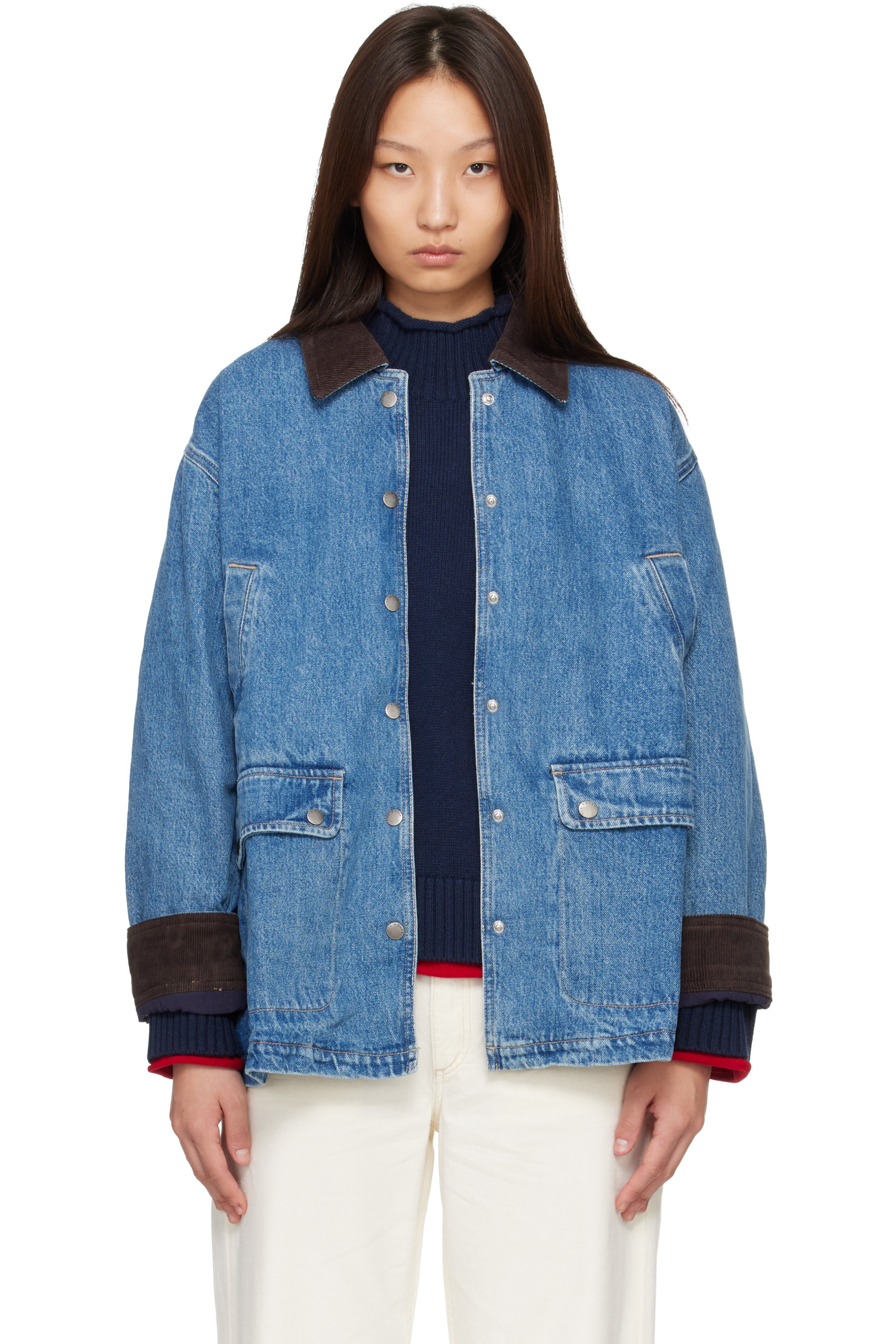 rag & bone - Blue Cassidy Barn Denim Jacket