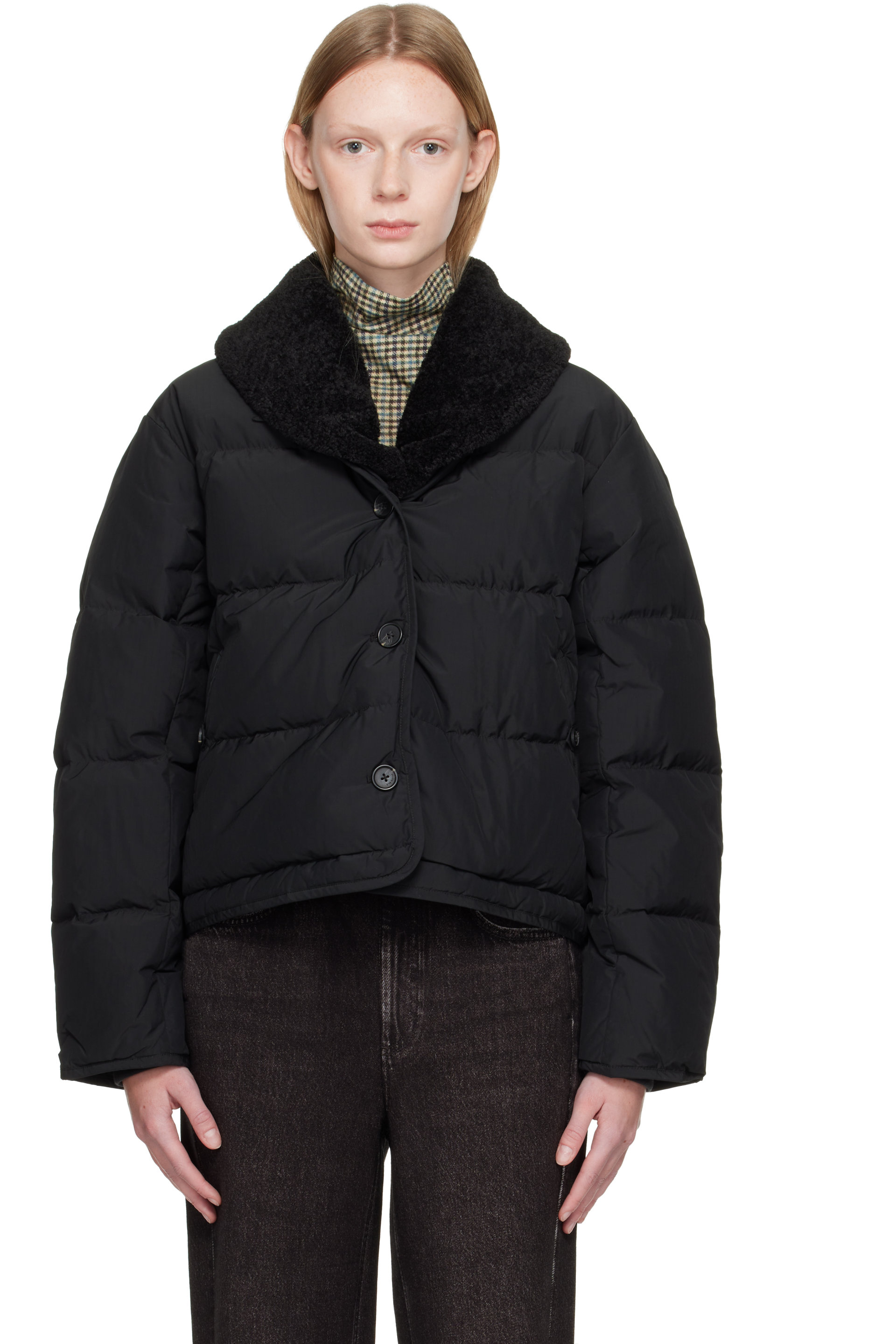 rag & bone - Black Angie Puffer Down Jacket