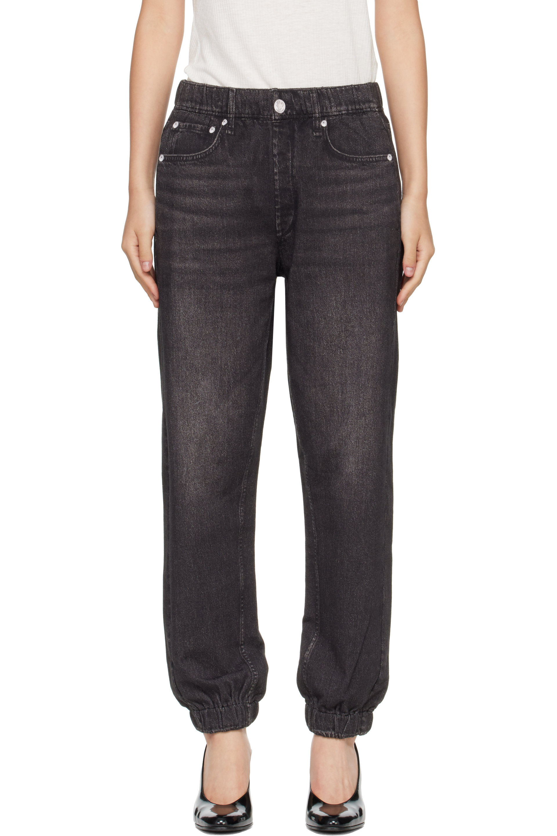 rag & bone - Black Miramar Terry Jogger Trousers