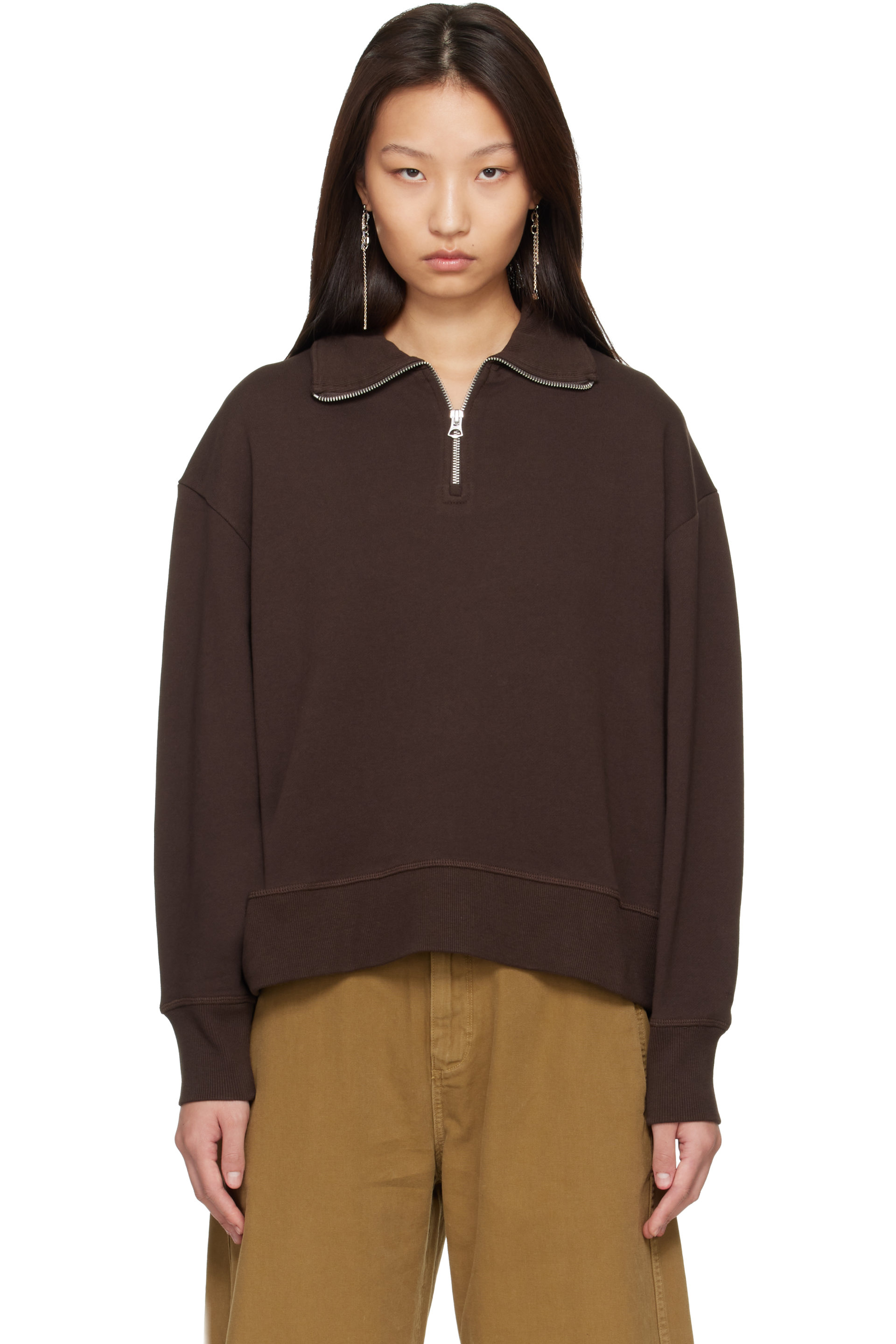 rag & bone - Brown Everyday Terry Sweatshirt