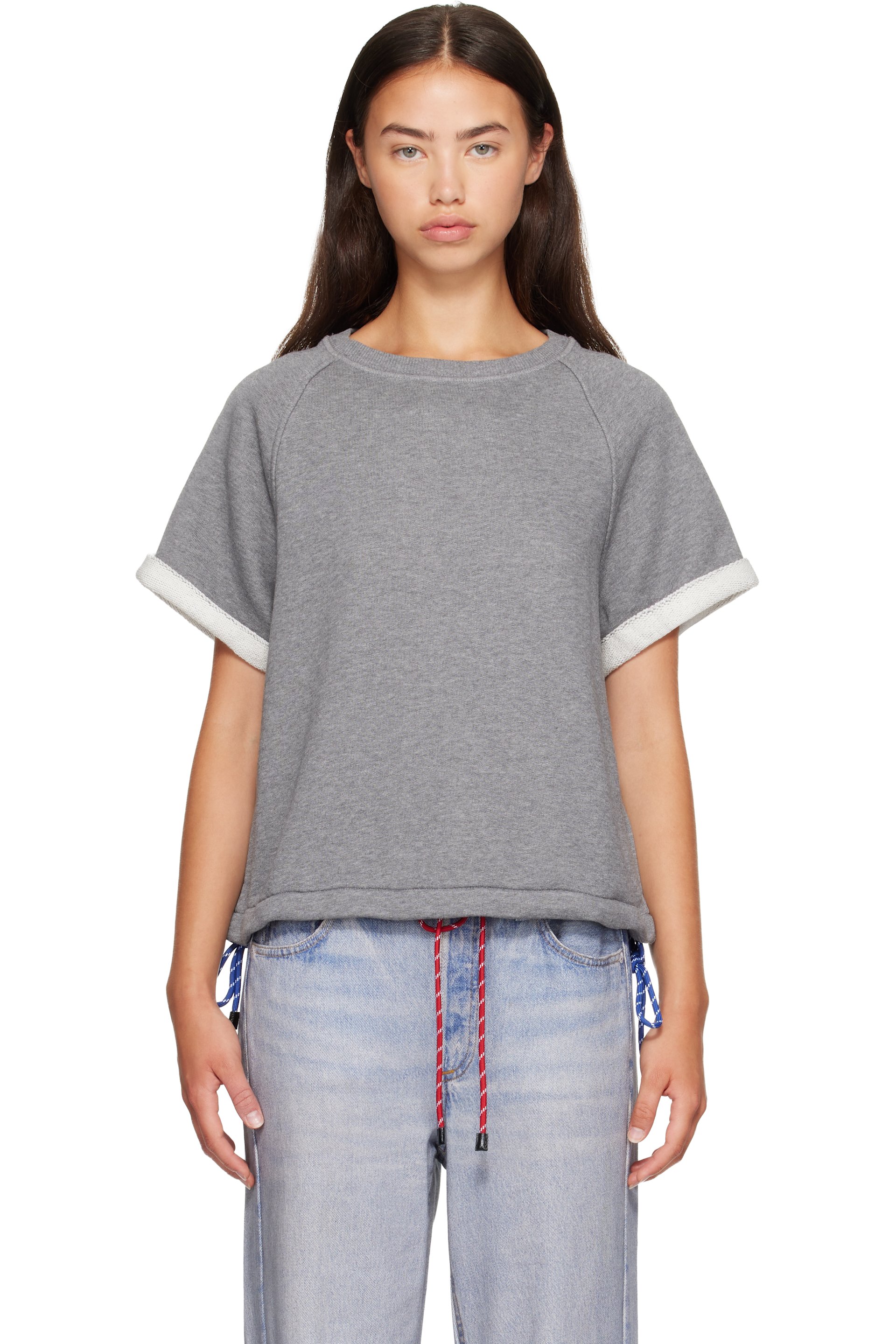 rag & bone - Gray Vintage Terry T-shirt