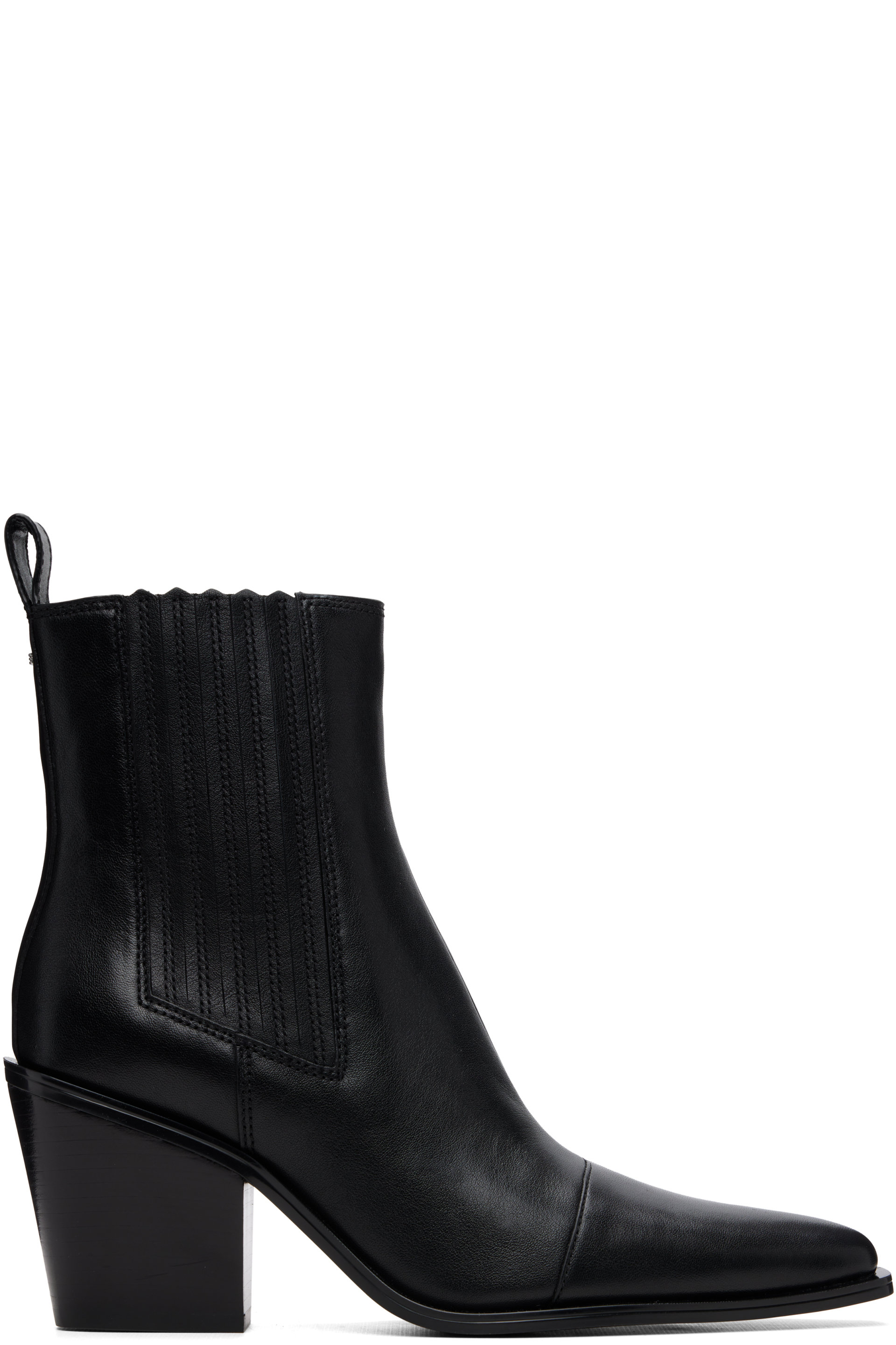 rag & bone - Black Newbury Leather Chelsea Boots