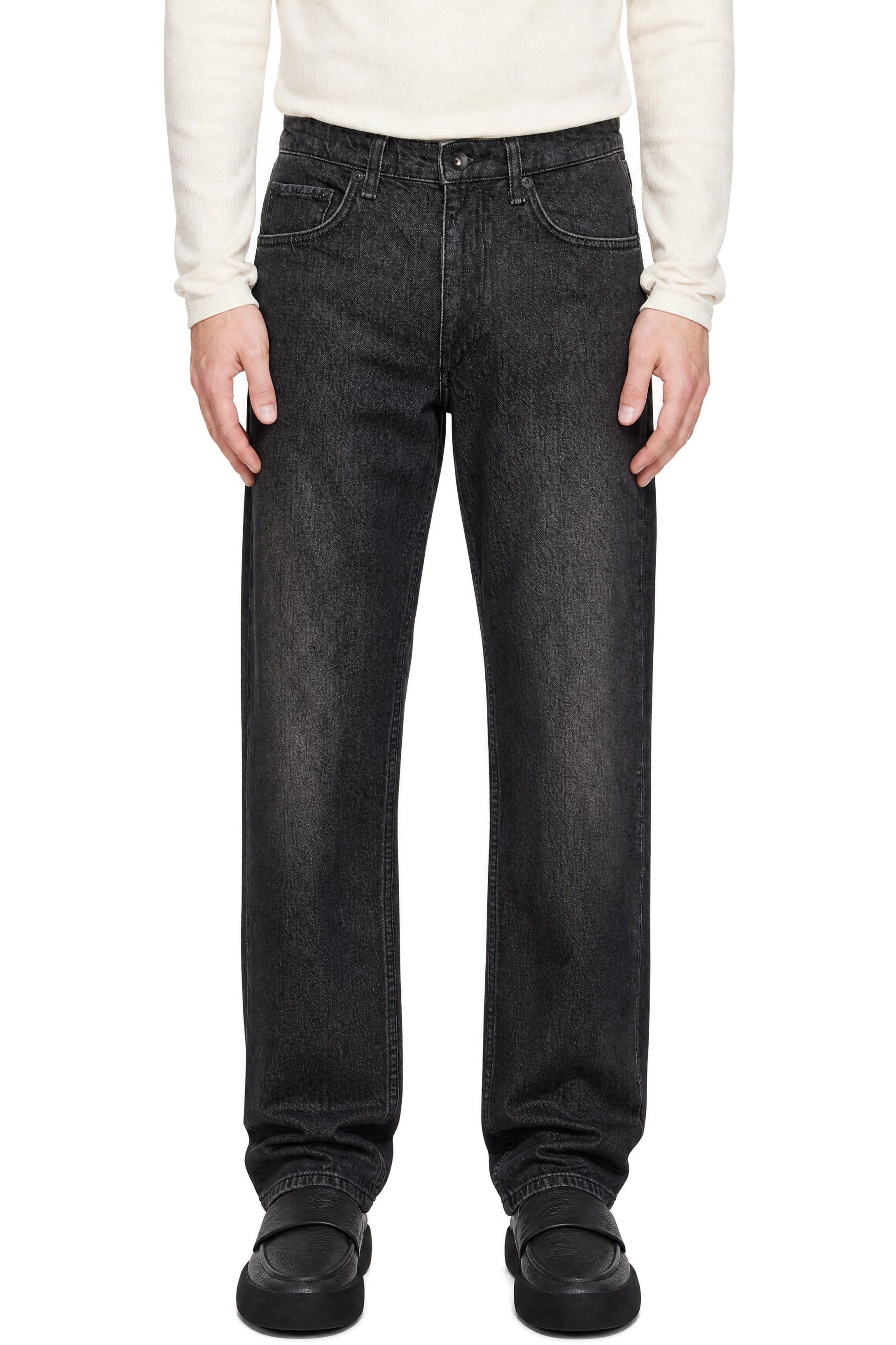 rag & bone - Gray Fit 4 Straight Jeans