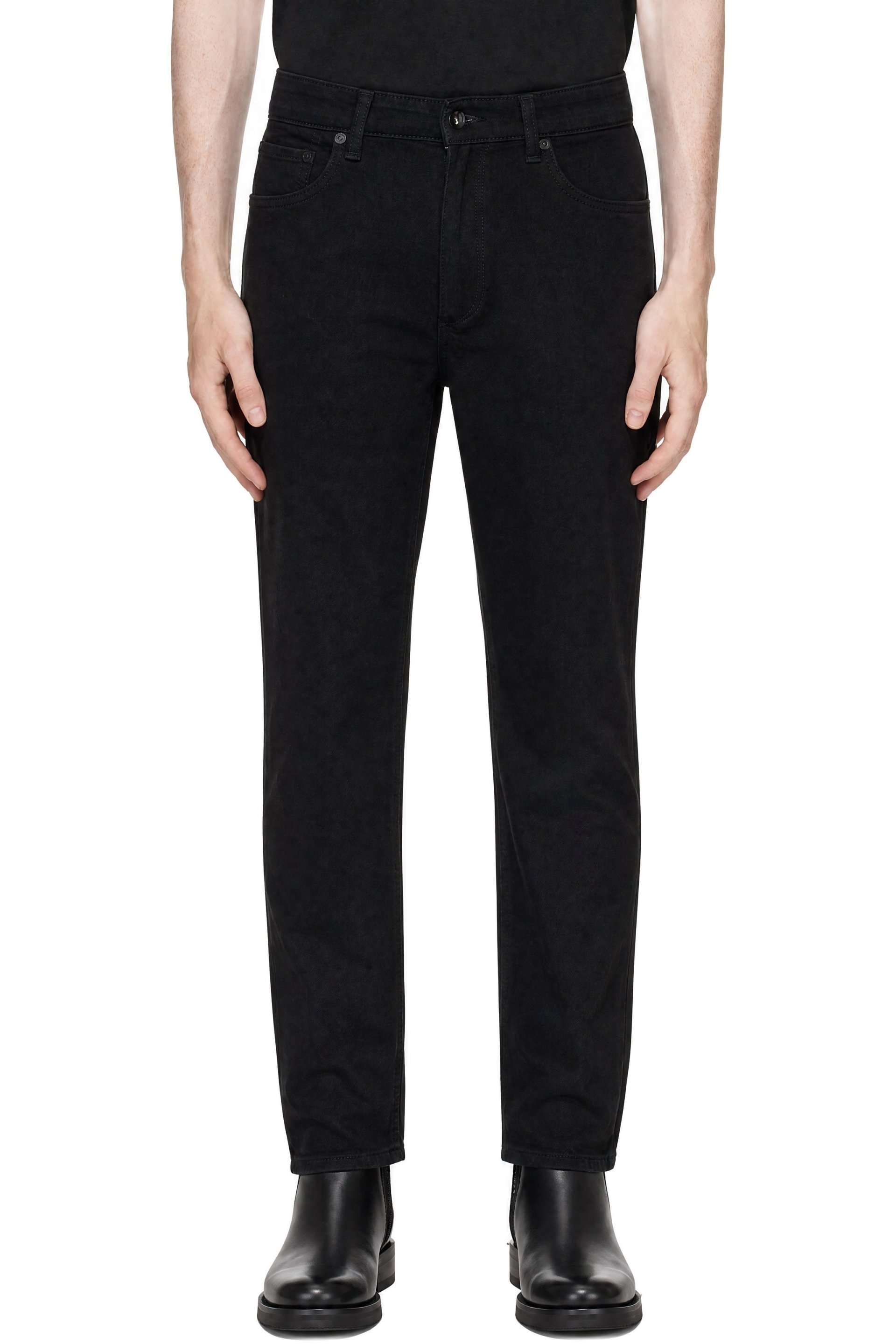 rag & bone - Black Fit 4 Straight Jeans