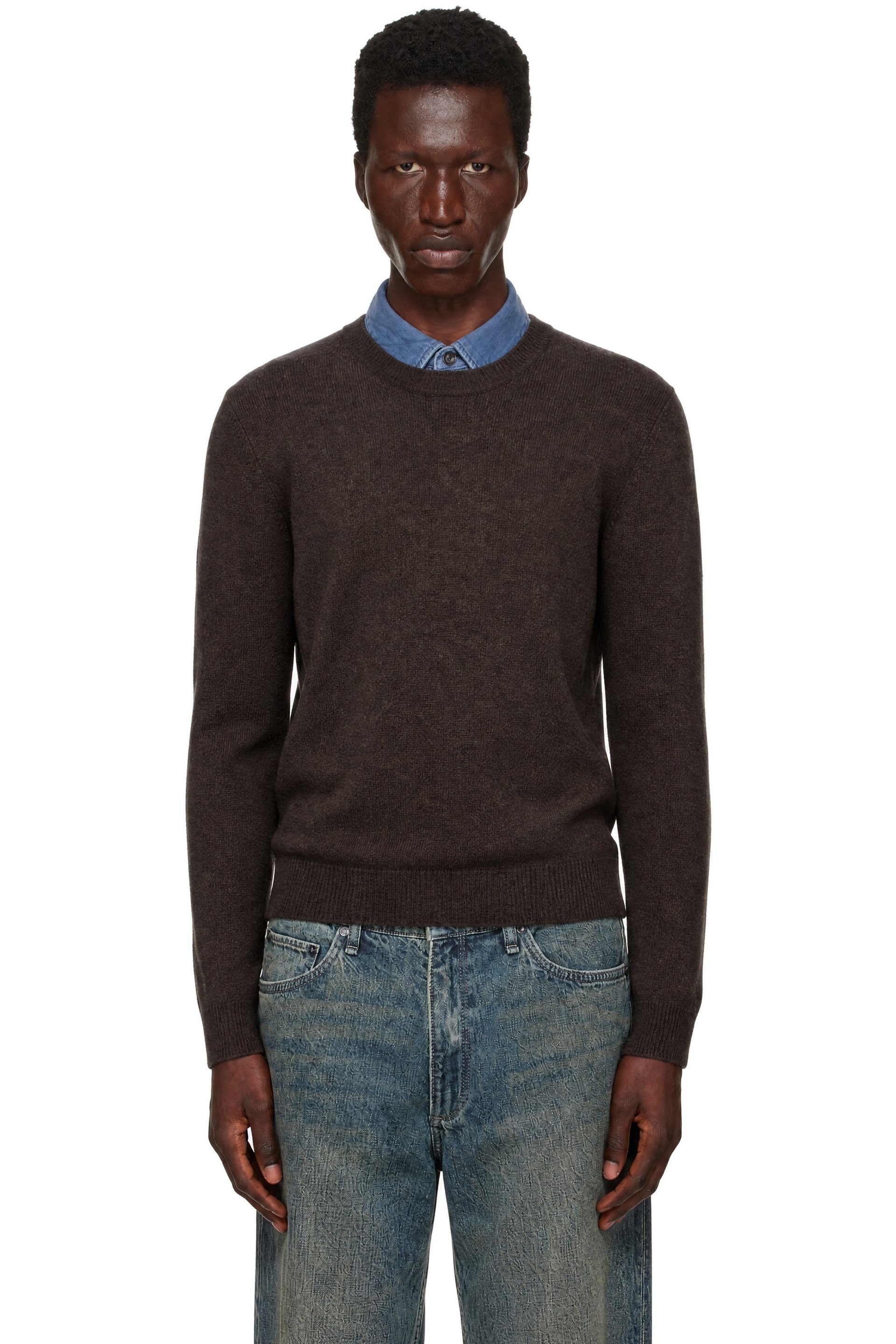 rag & bone - Brown Vernon Cashmere Sweater